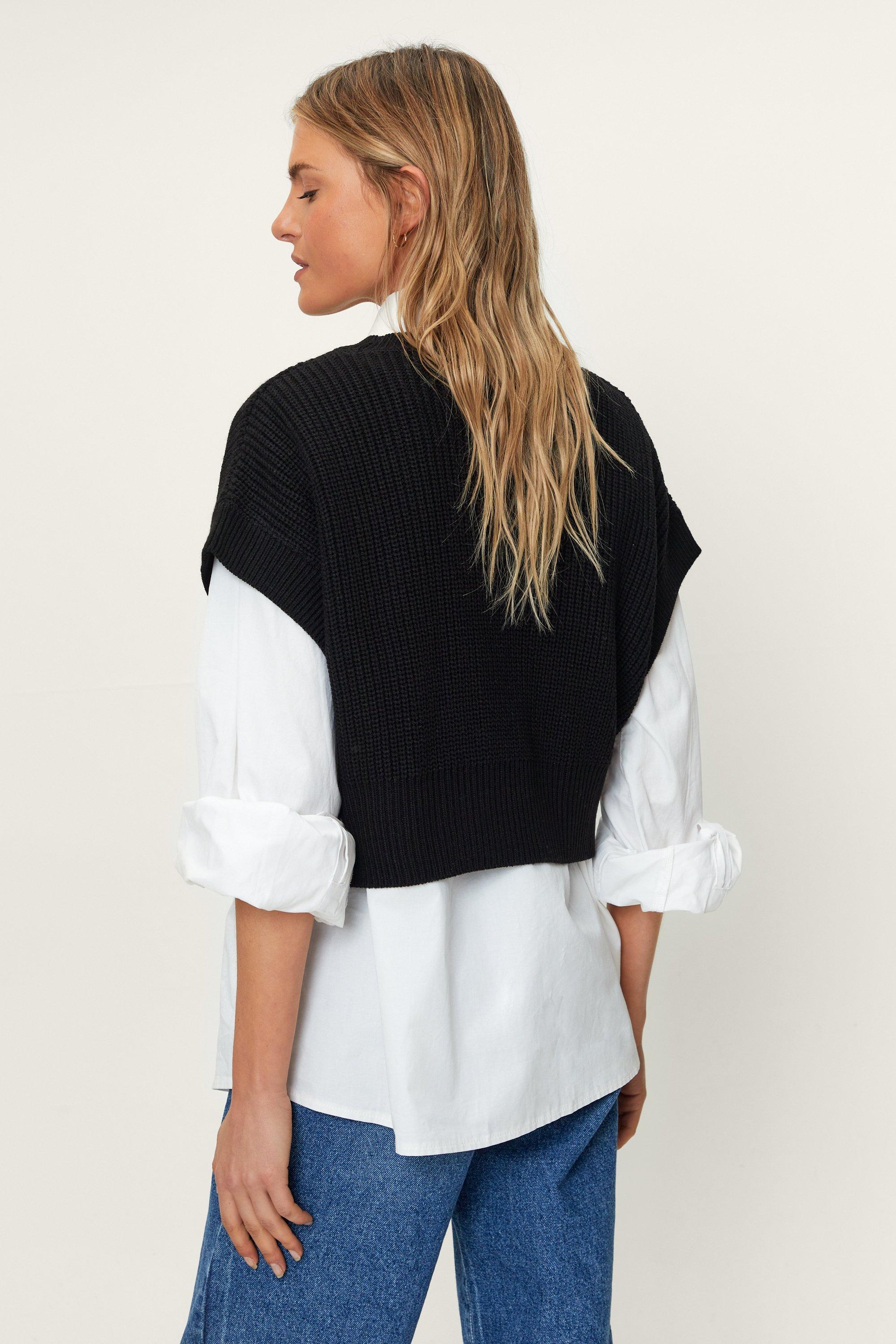 Boxy Cropped Sweater