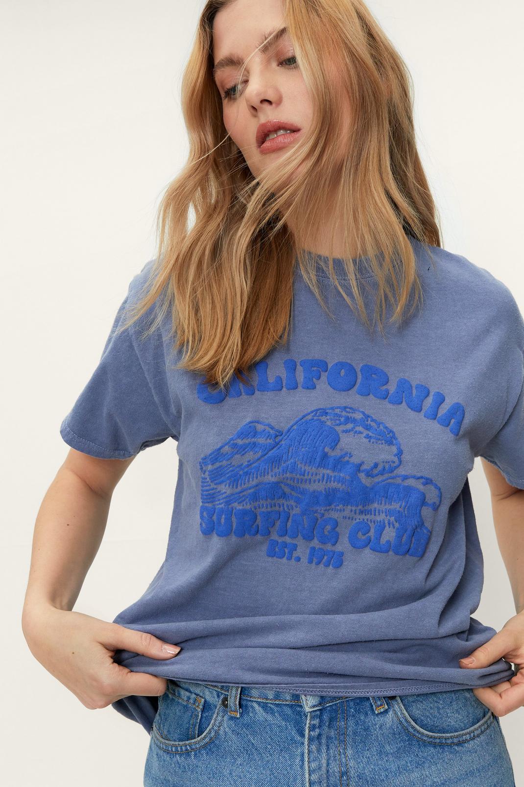 T-shirt à imprimé California Surfing Club, Blue image number 1