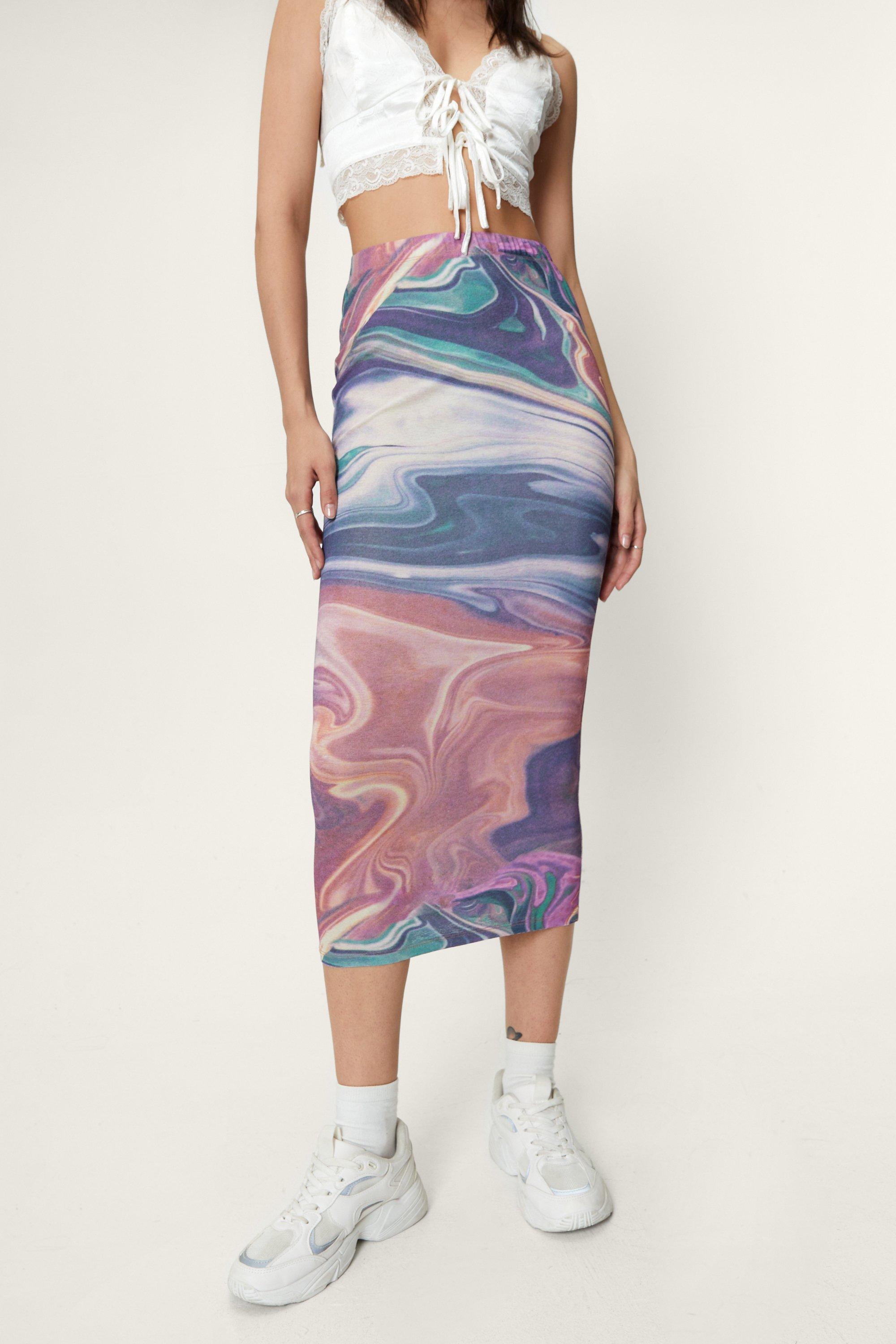 Nasty gal hotsell pink midi skirt