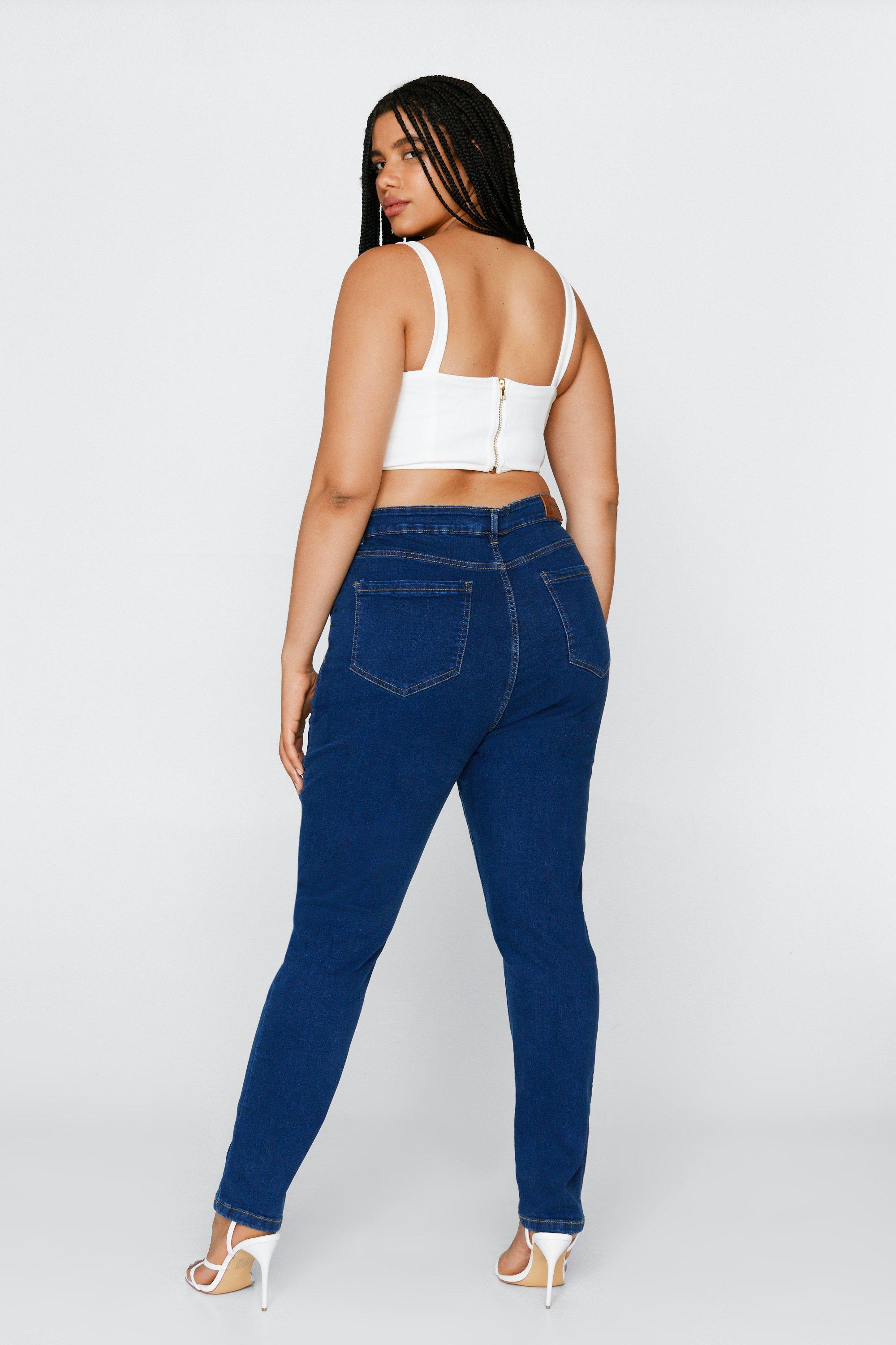 Jean skinny 2025 grande taille