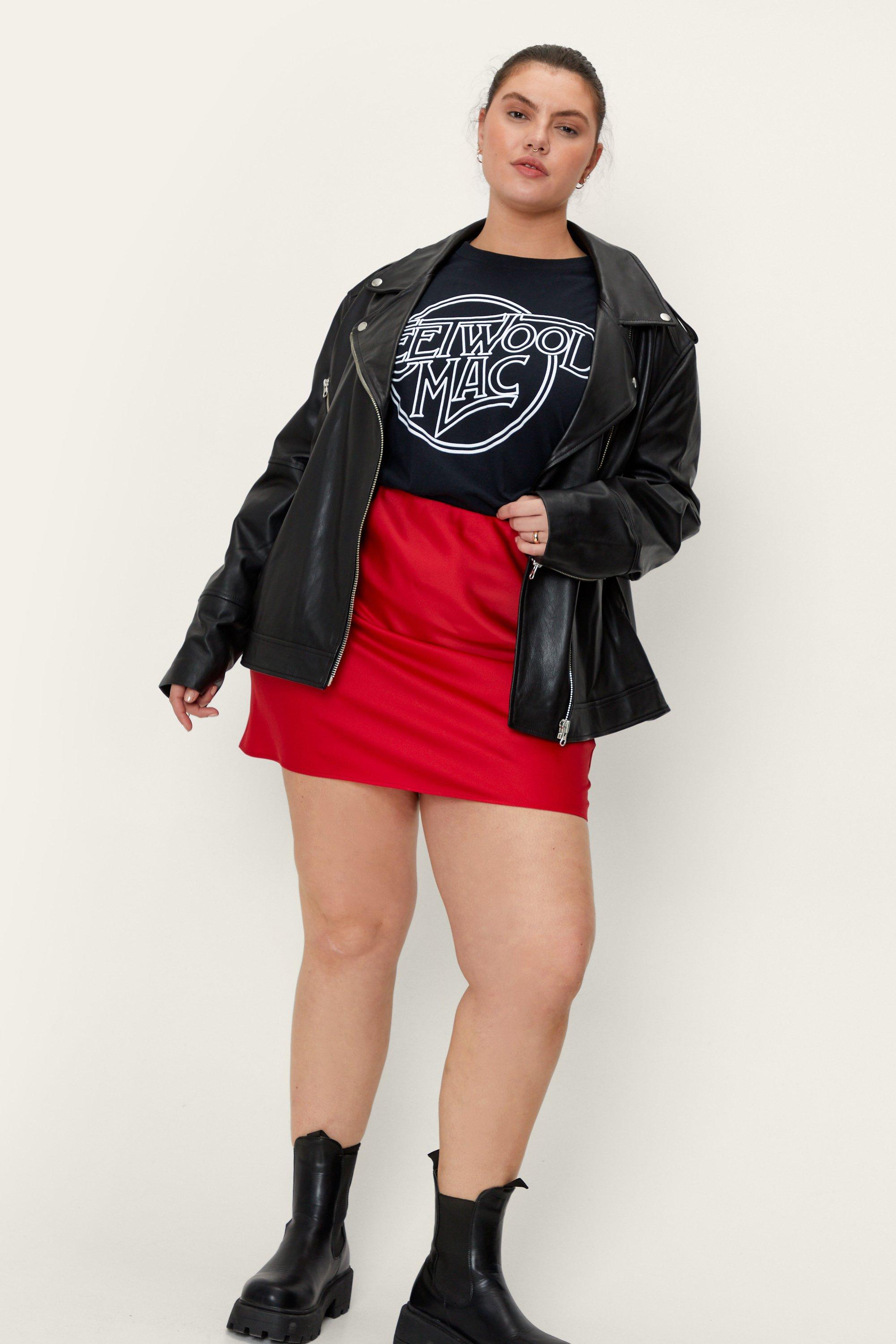 A line mini shop skirt plus size