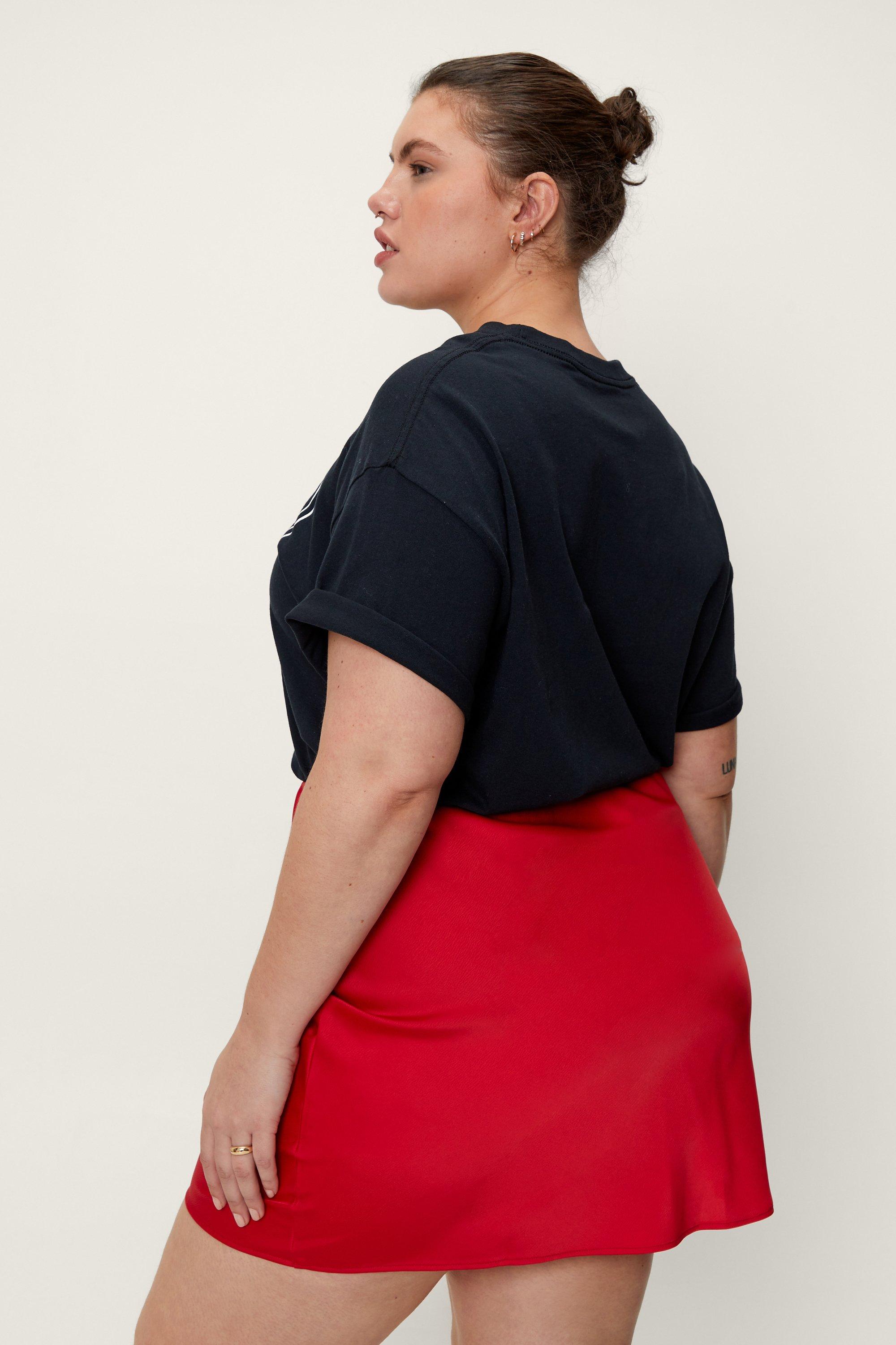 A line skirt plus size best sale