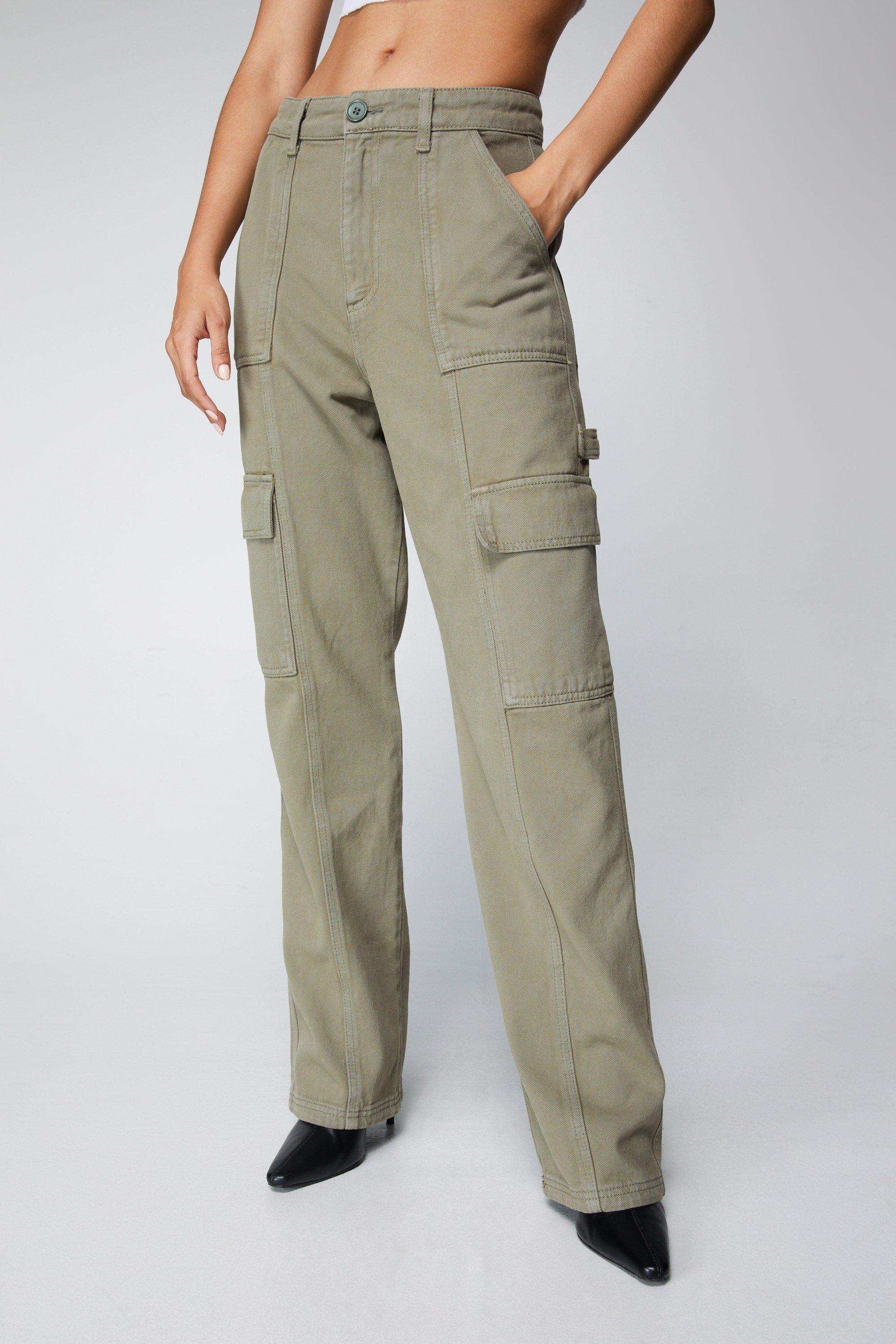 straight leg utility pants