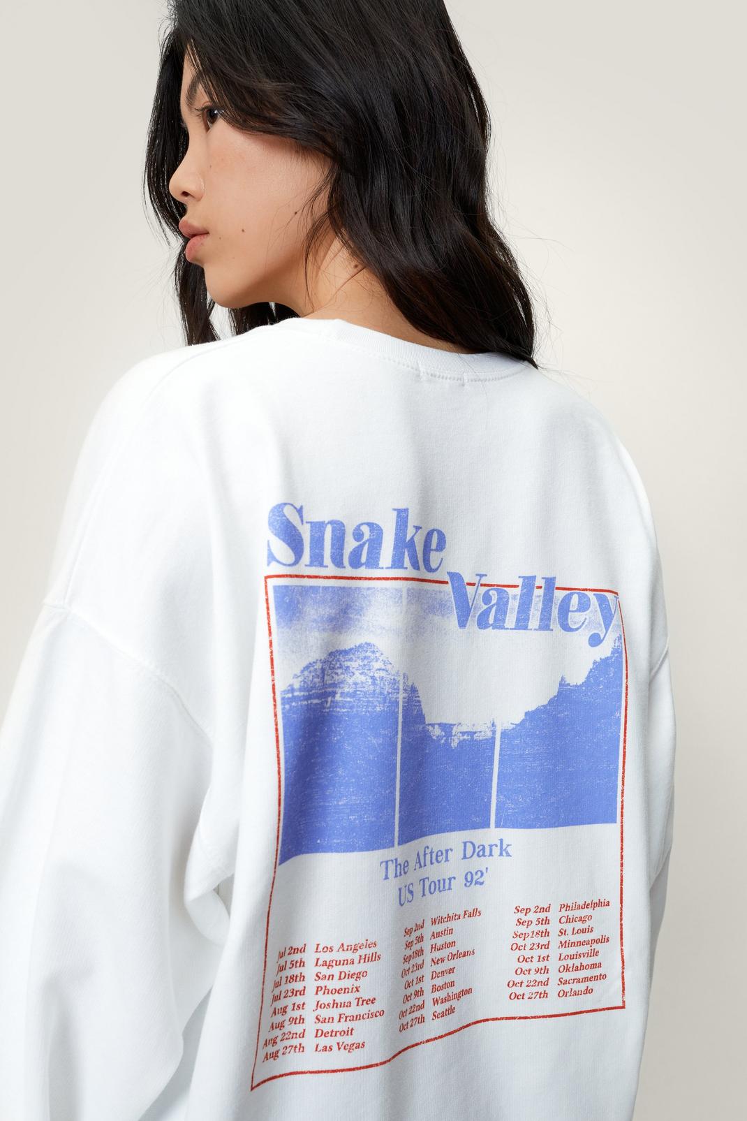 White Snake Valley Graphic Sweatshirt image number 1