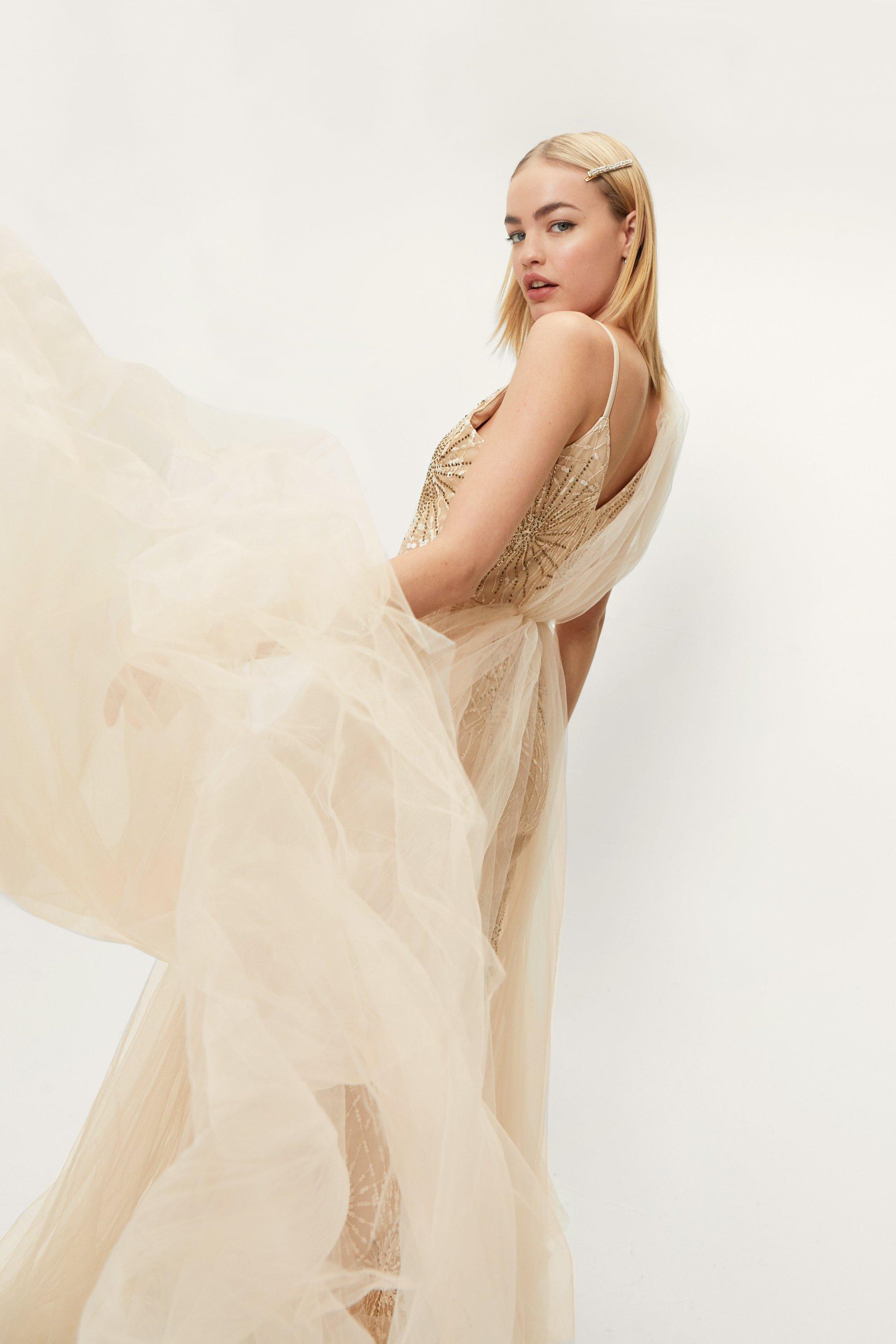 Nasty gal cheap wedding dress