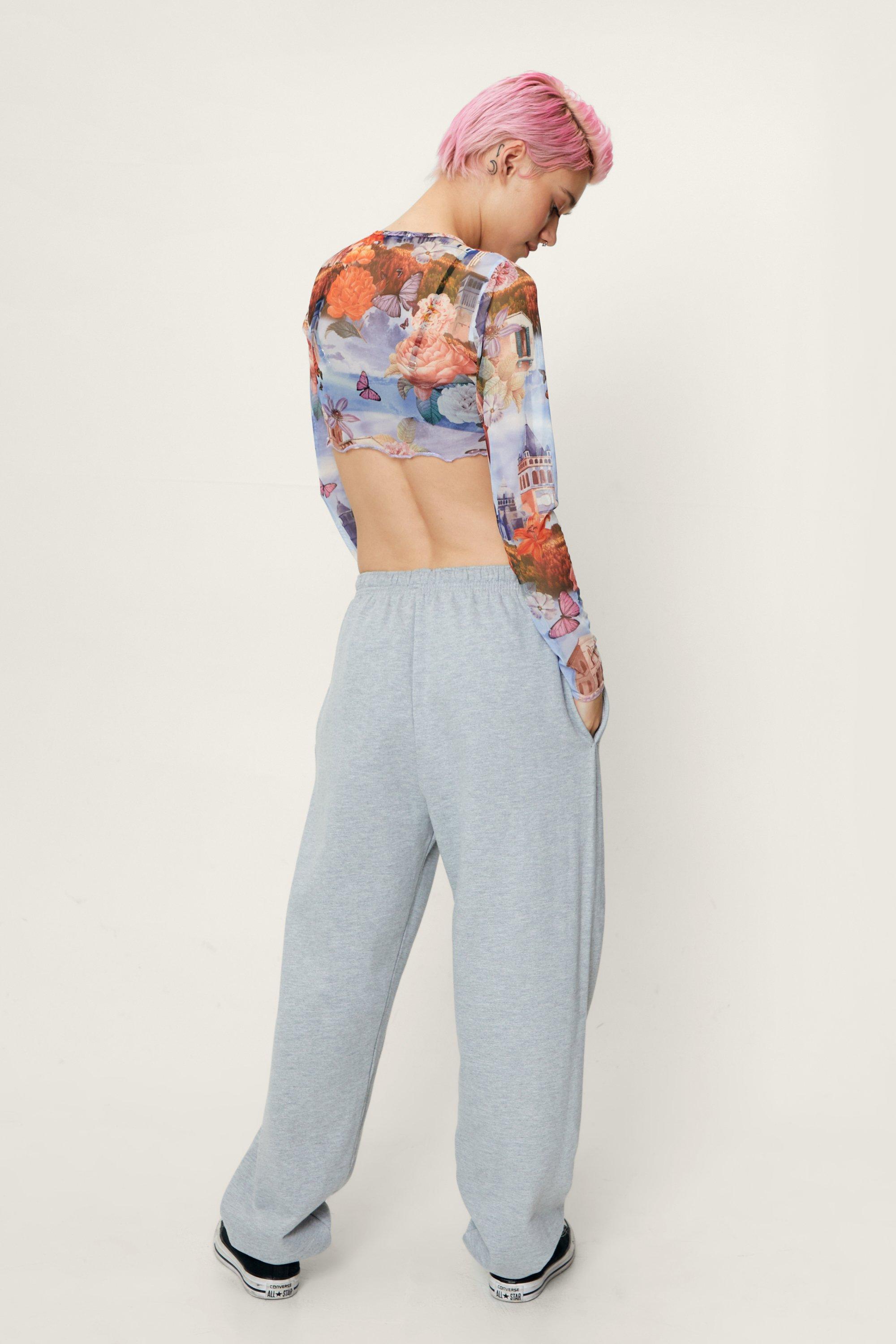 Nasty gal grey discount sweatpants