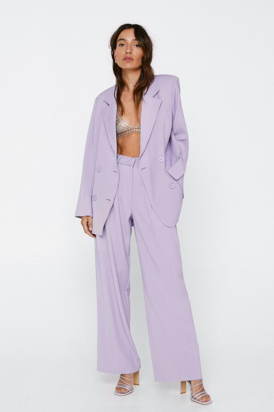 Petite Tailored Wide Leg Trousers