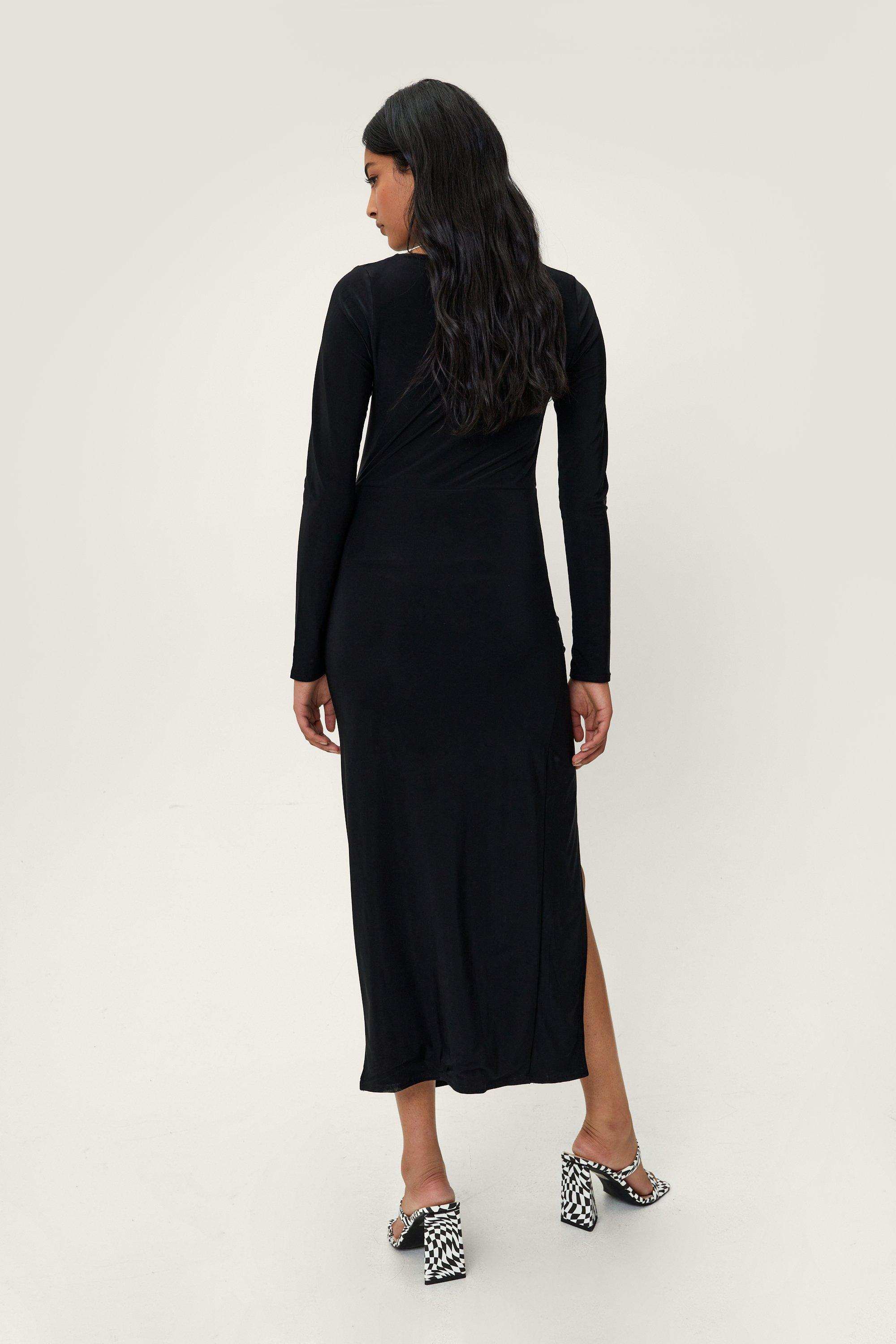 Premium Slinky Midi Dress