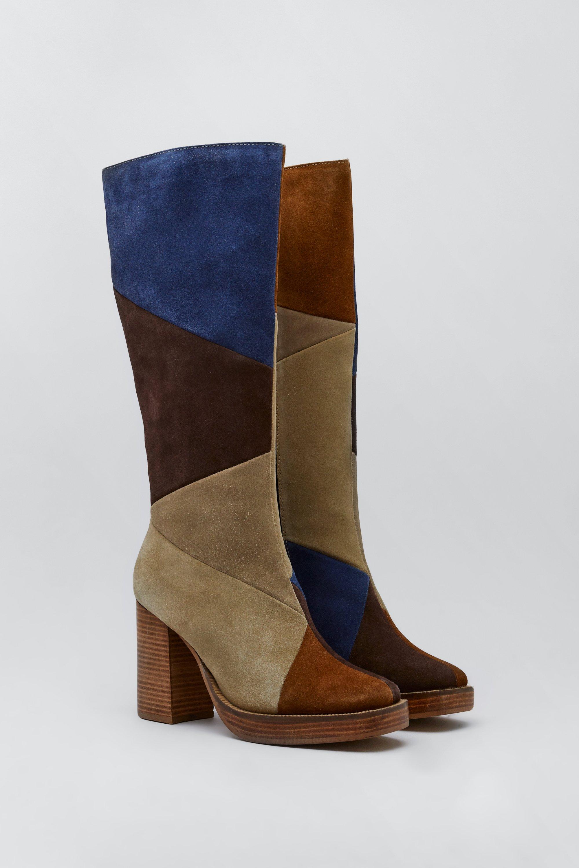 Suede hot sale platform boots