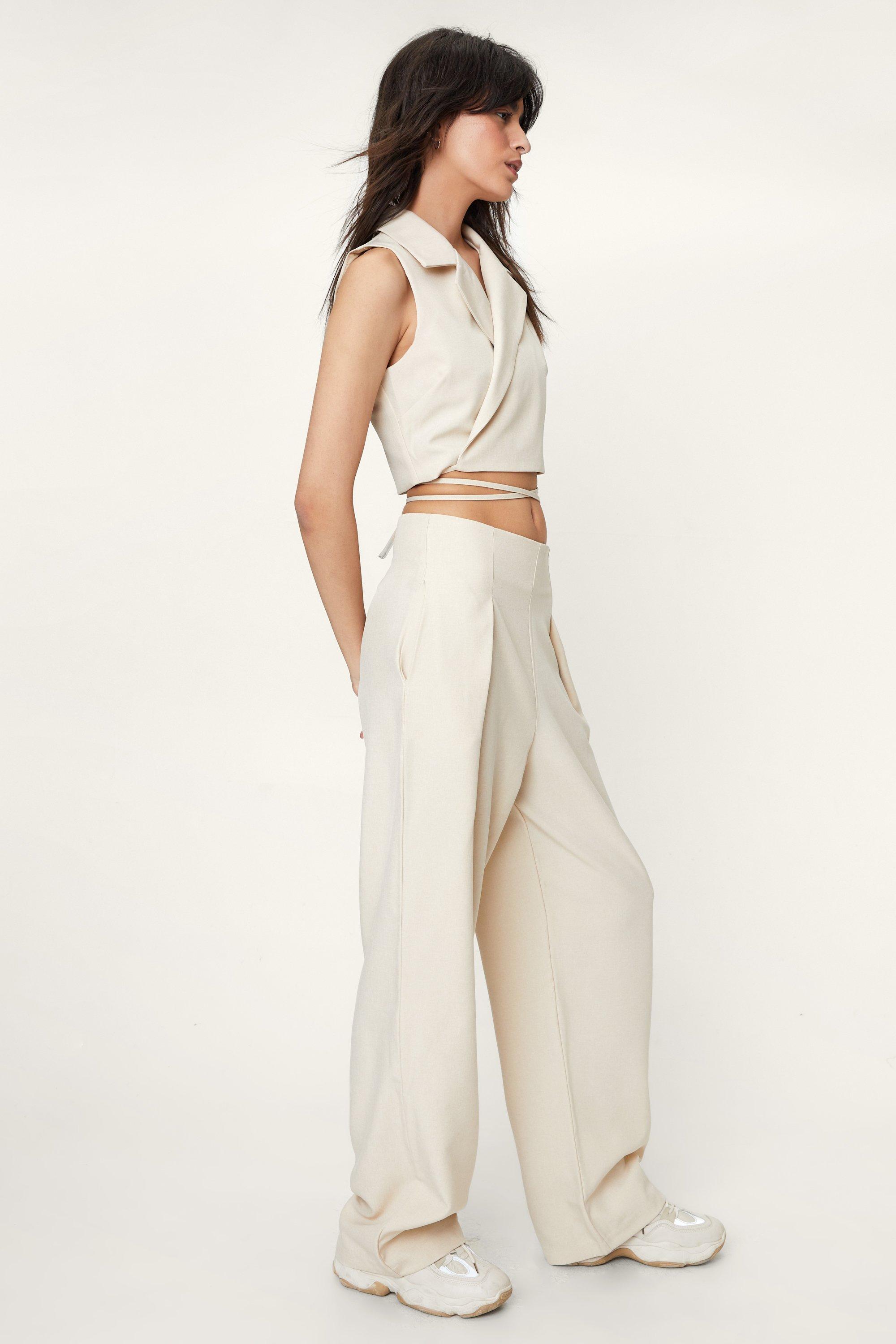 Nasty gal outlet wide leg trousers