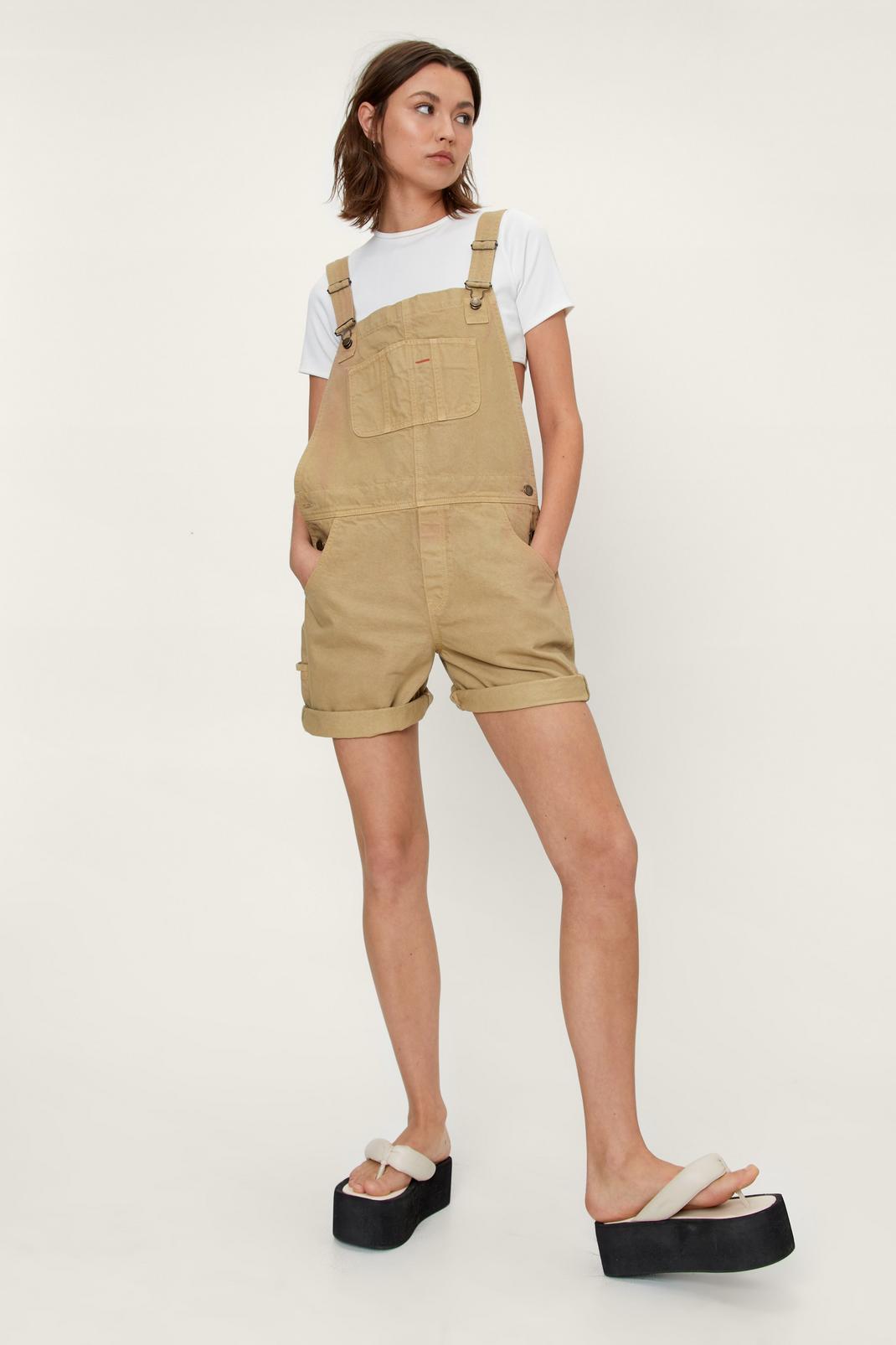 Loose Fit Short Dungaree