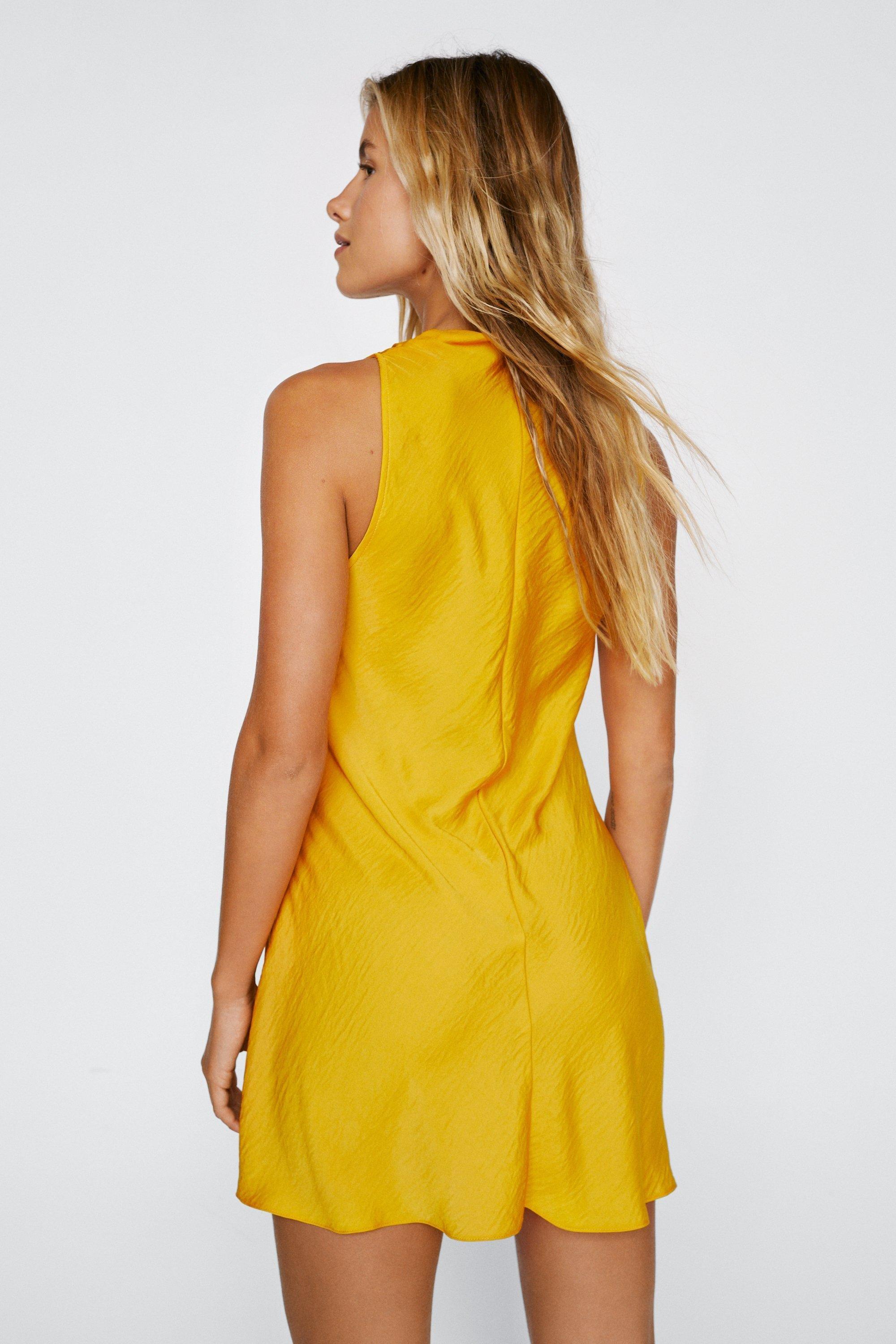 Nasty gal yellow dress best sale