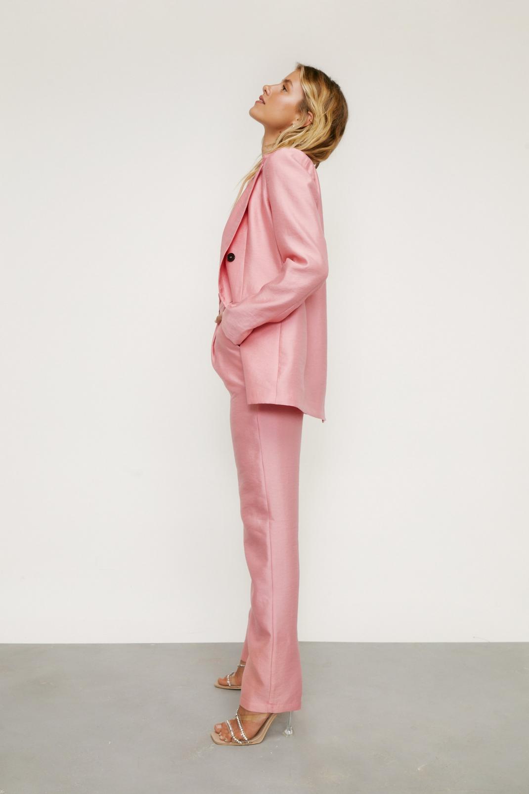 Pink Tapered Pants image number 1