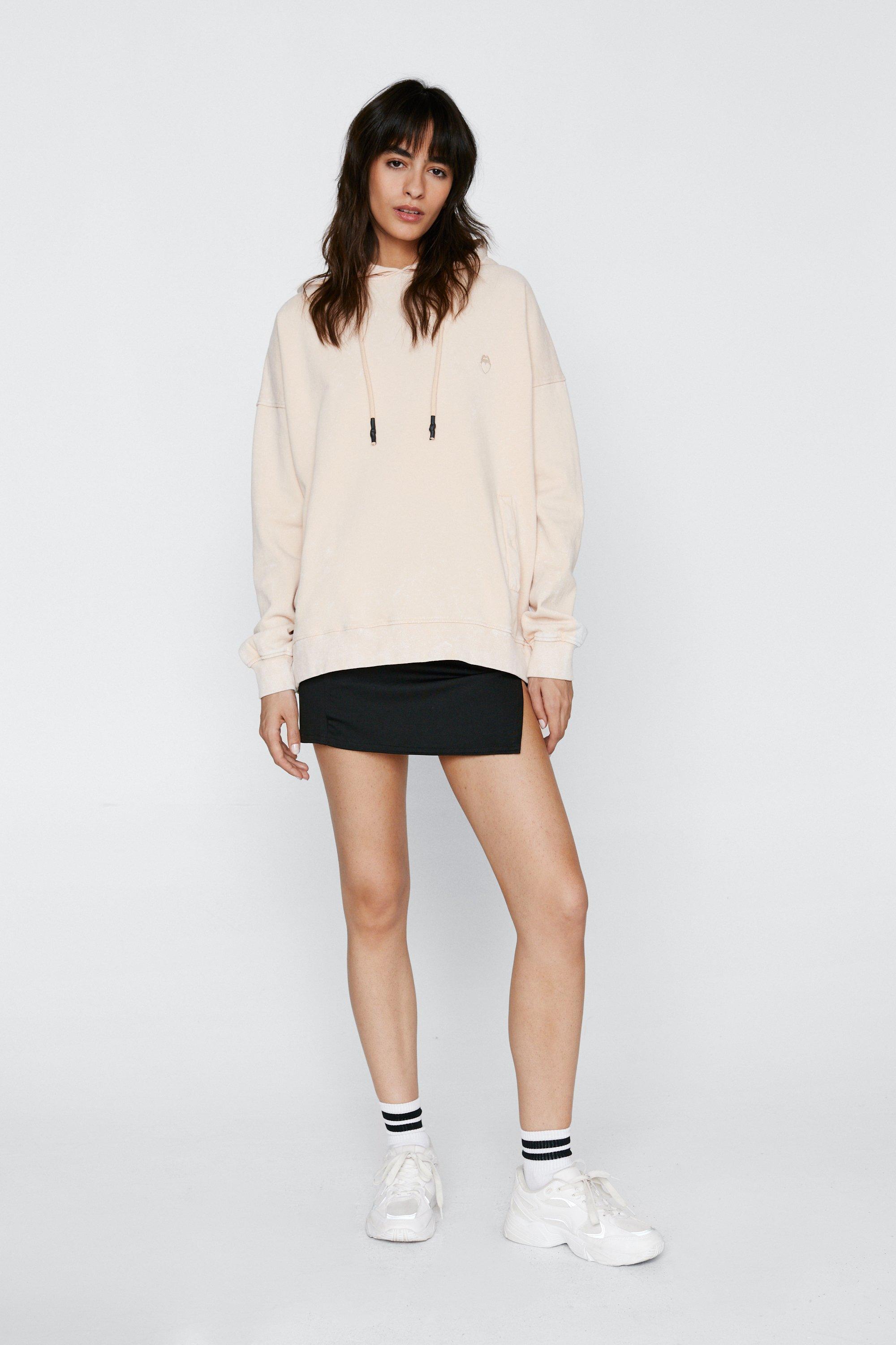 Nasty gal white discount hoodie