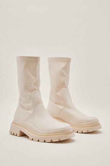 Mono Mud Guard Sock Boot cream