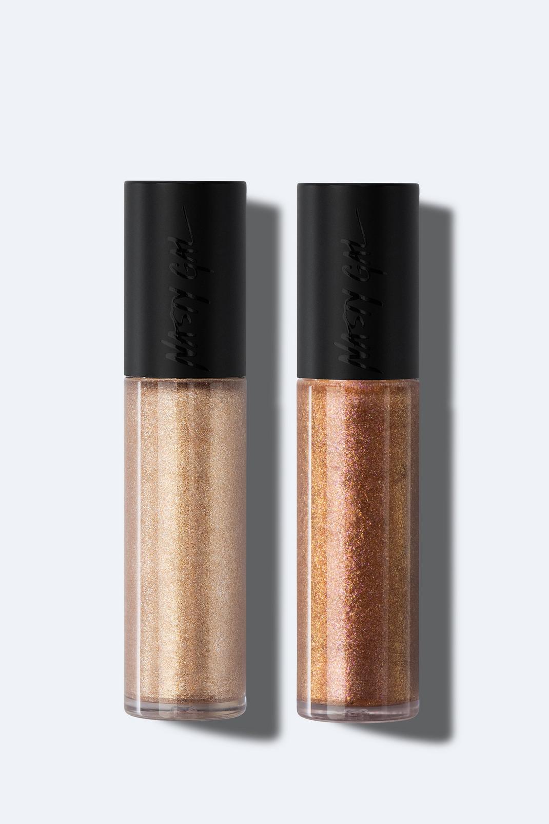 Gold Nasty Gal Beauty Lip Topper Duo image number 1