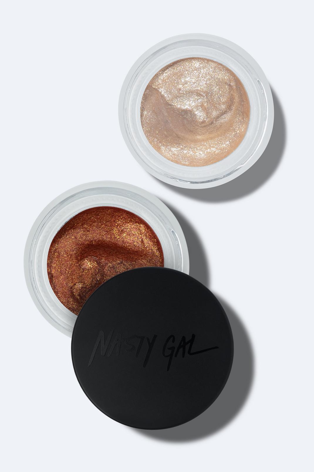 Gold Nasty Gal Beauty Multi Use Glitter Shot Duo image number 1