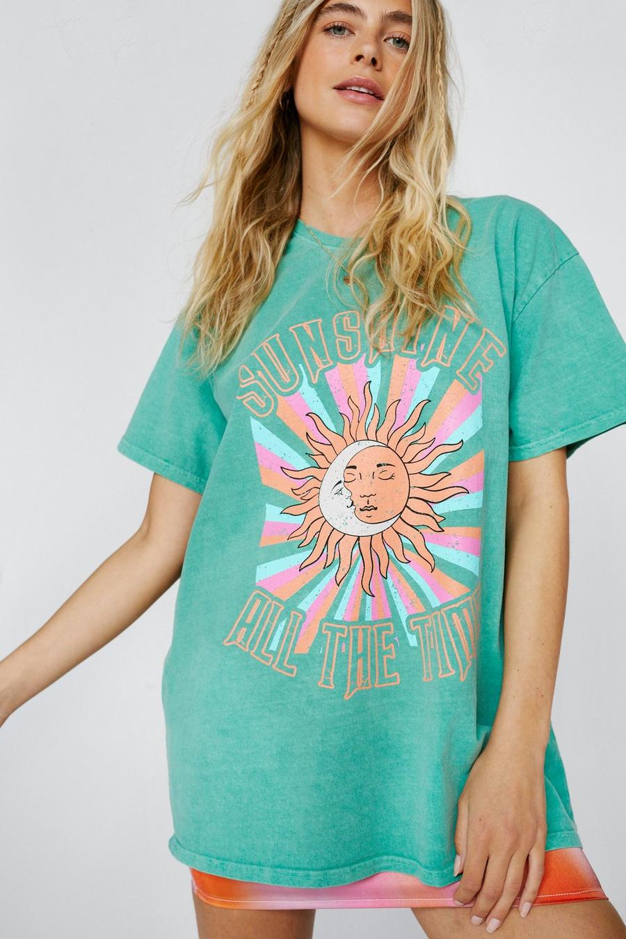 Sunshine Graphic Oversized T-Shirt