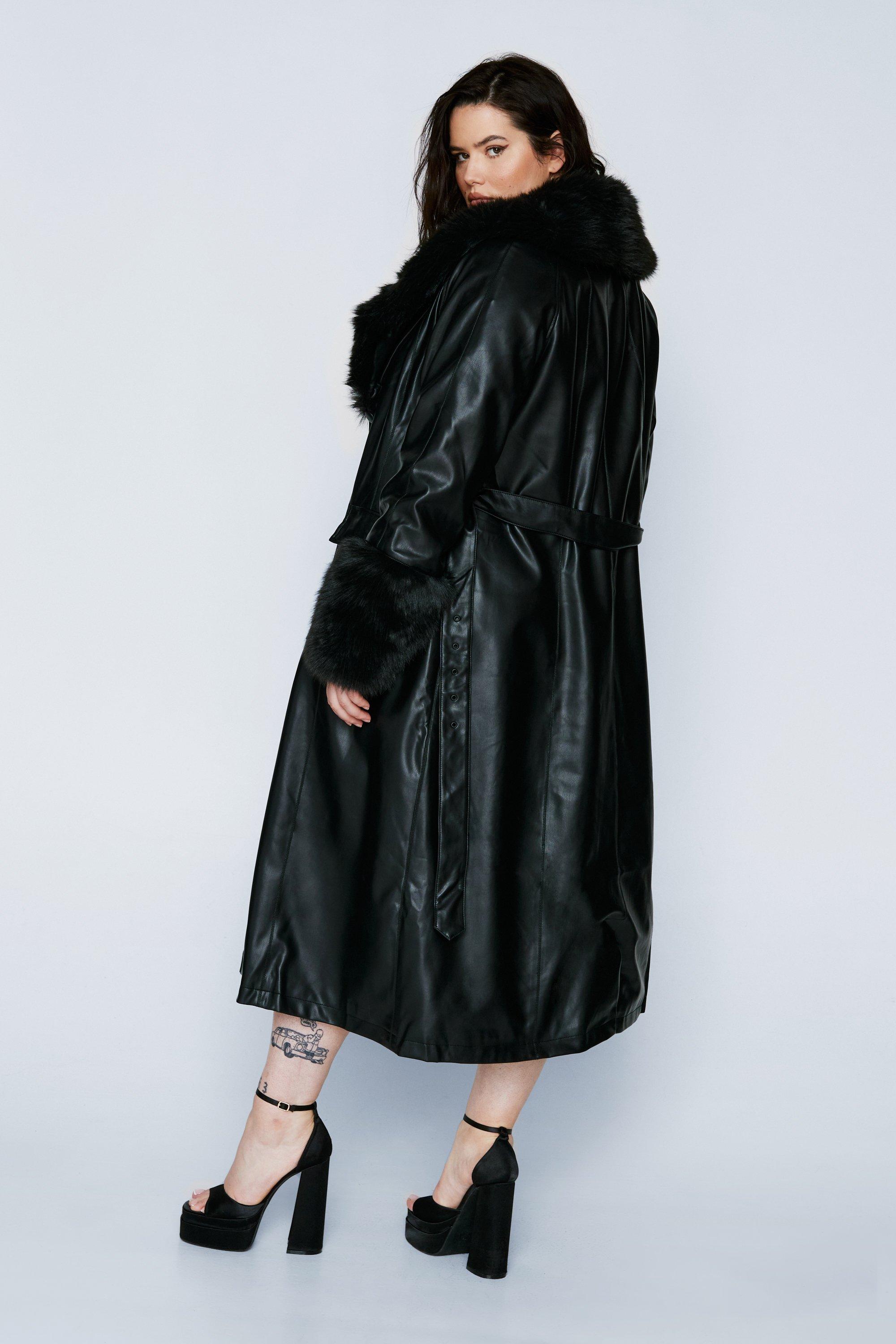 Plus size leather store and fur coats