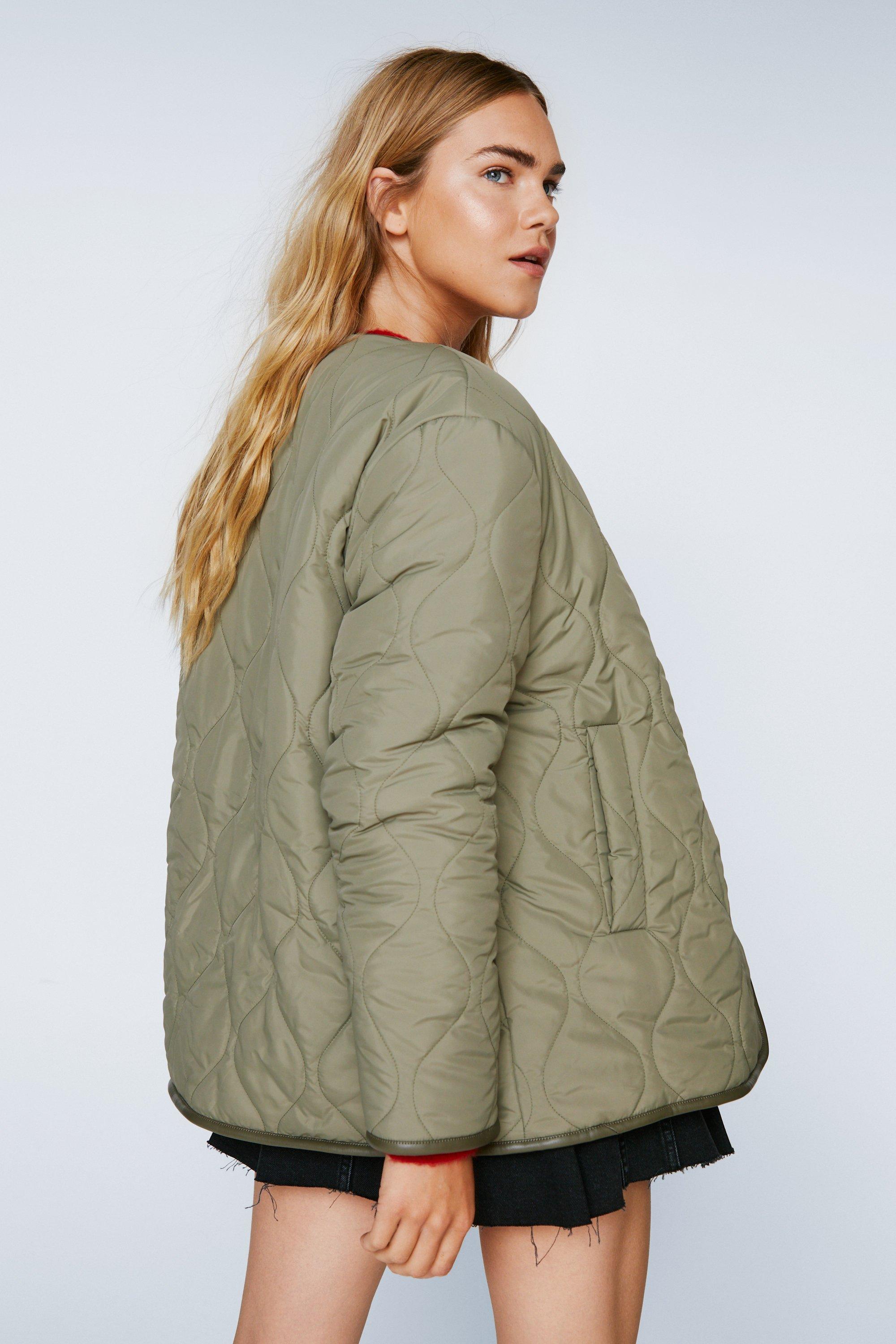 REVERSIBLE QUILTED JACKET-