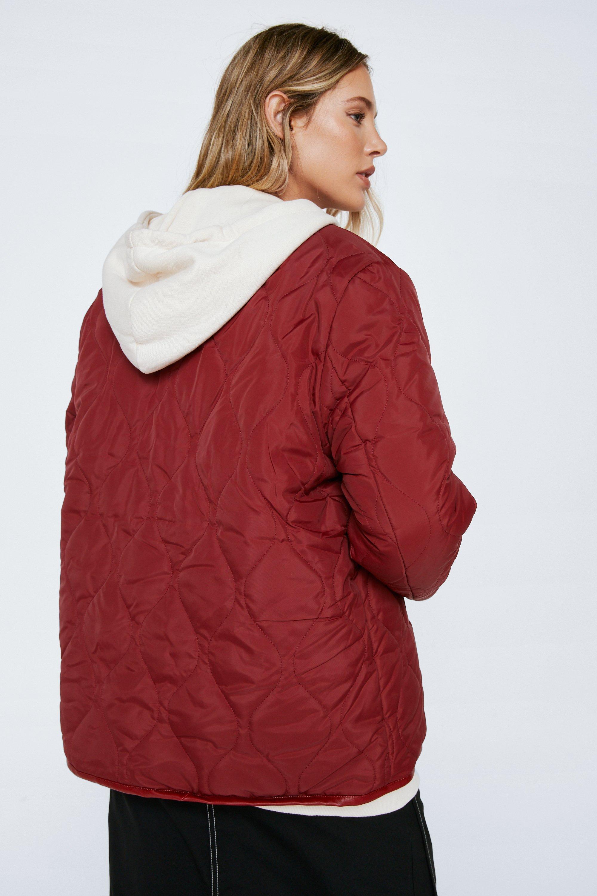 Reversible Teddy Lined Quilted Jacket