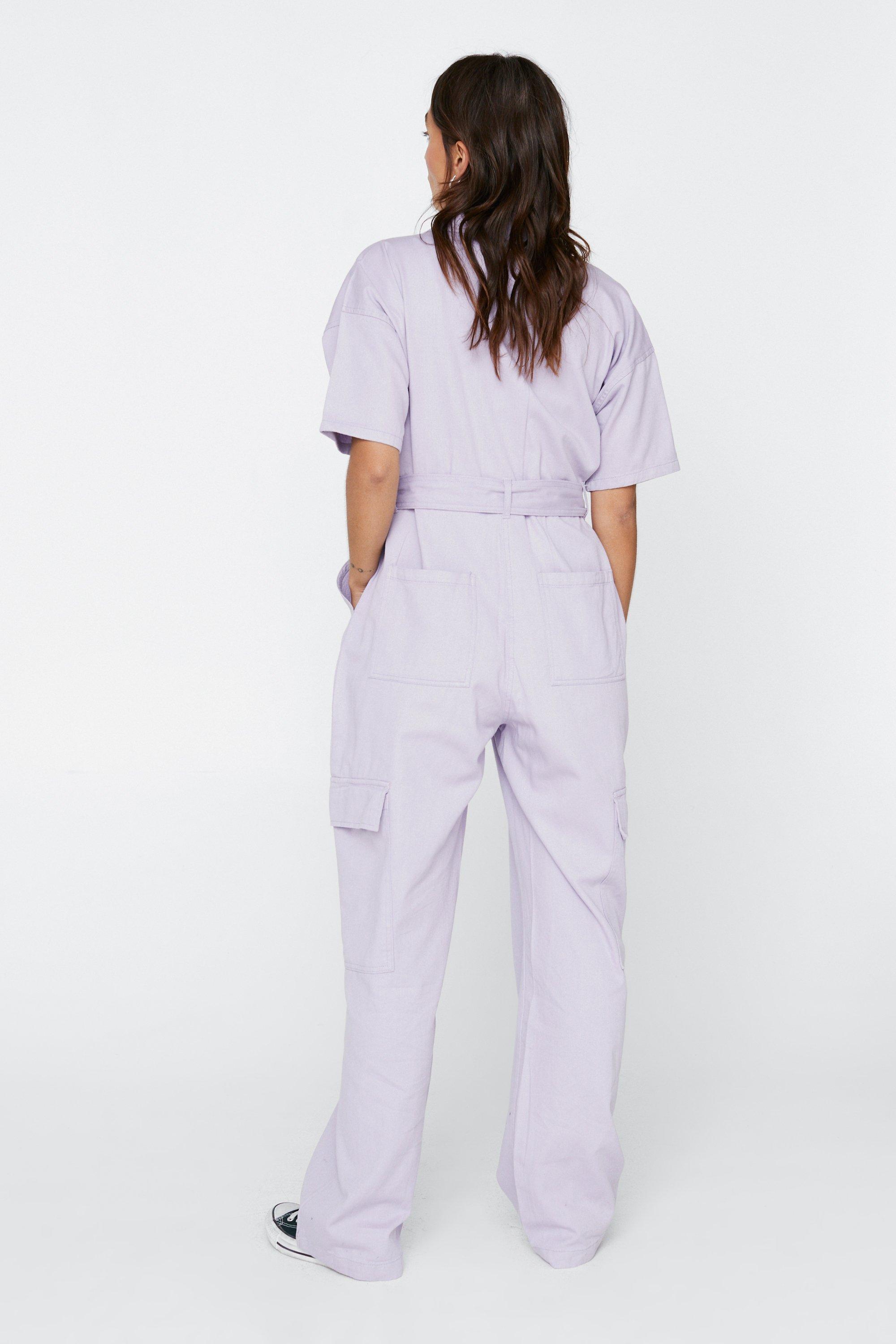 Lilac 2024 utility jumpsuit