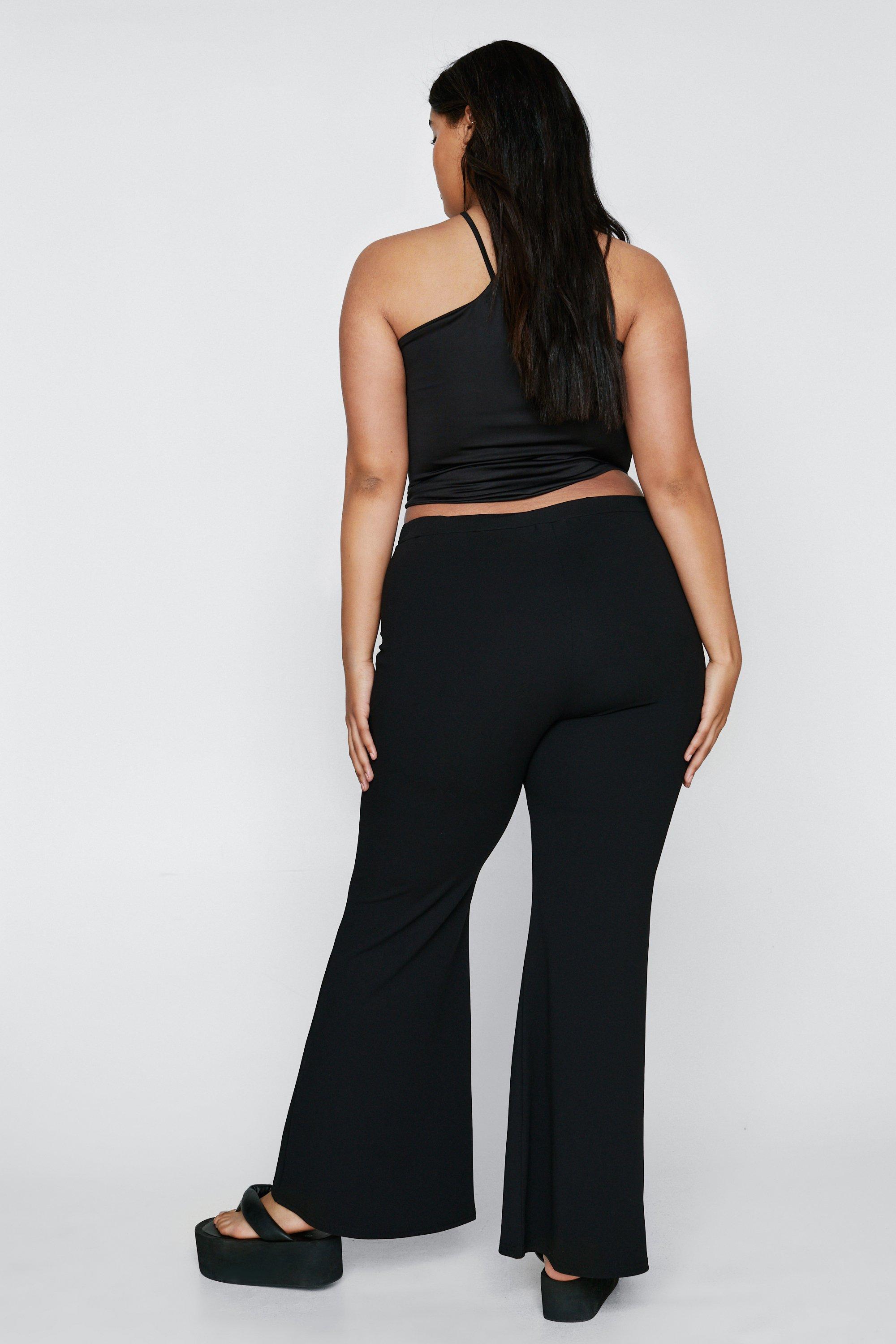 Plus Size Flared Pants