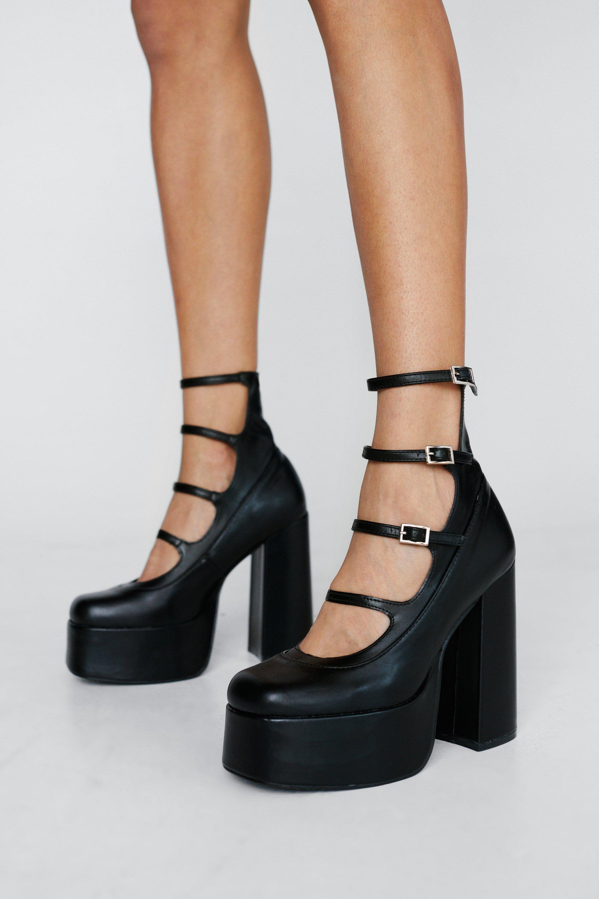 Strappy mary 2025 jane heels