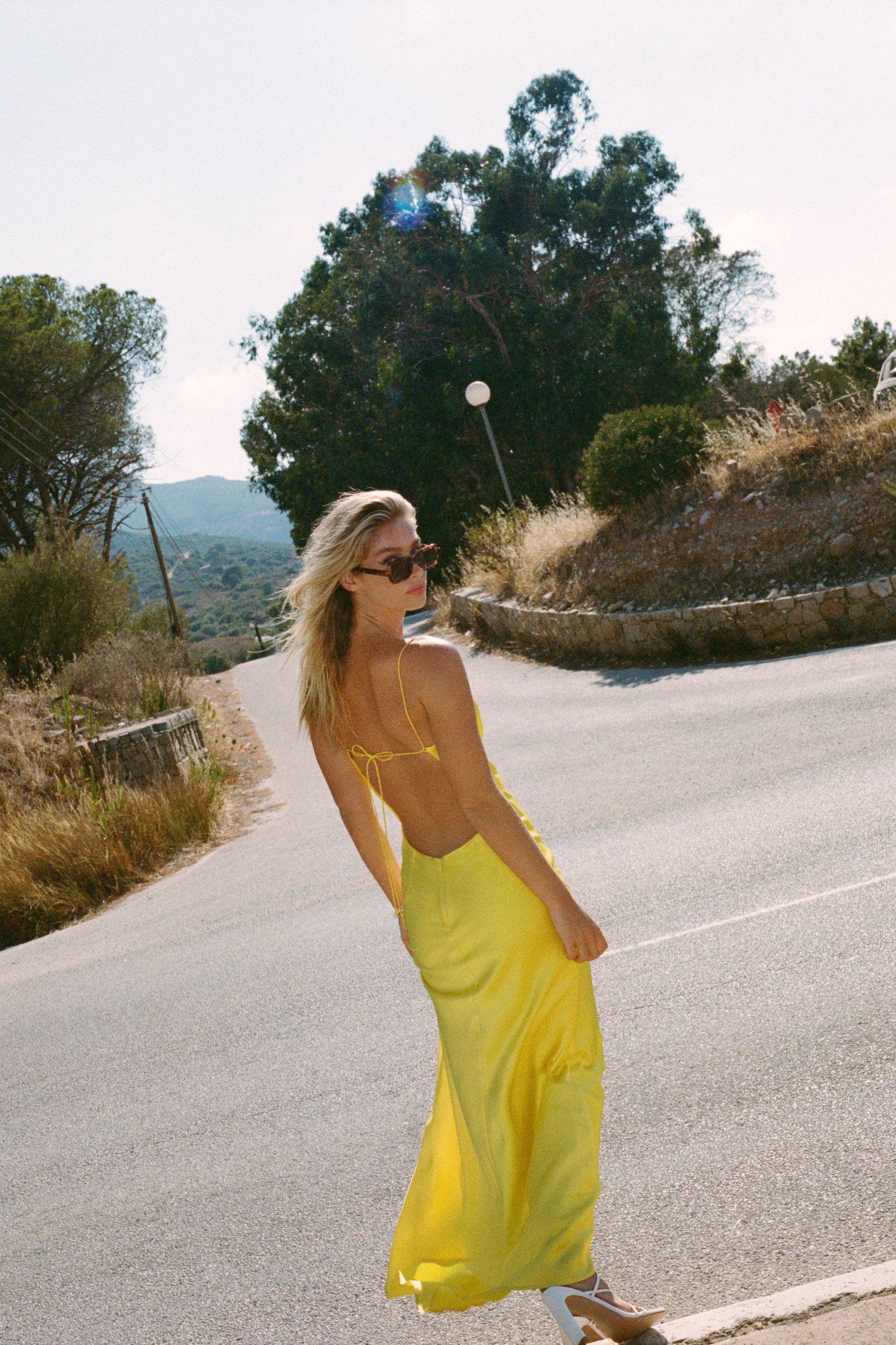 Nasty gal yellow dress hotsell