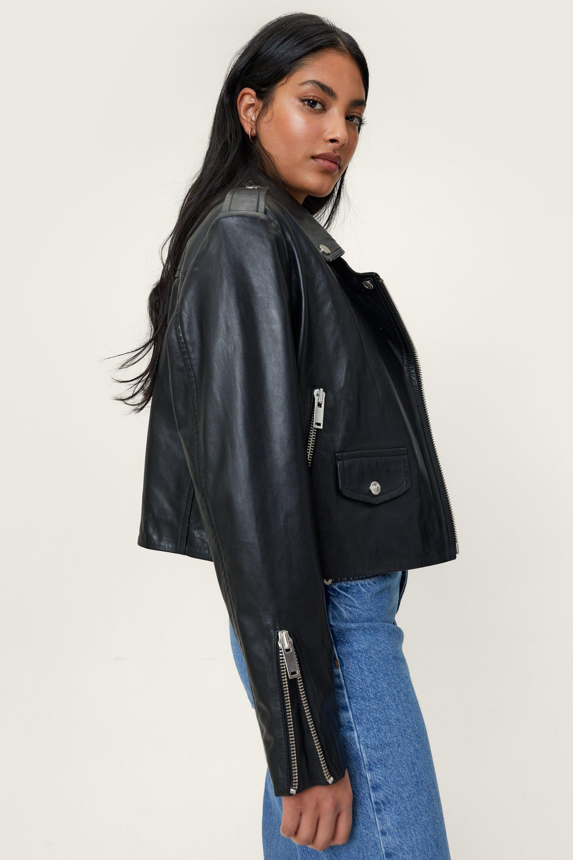 Real Biker Jacket Nasty Gal