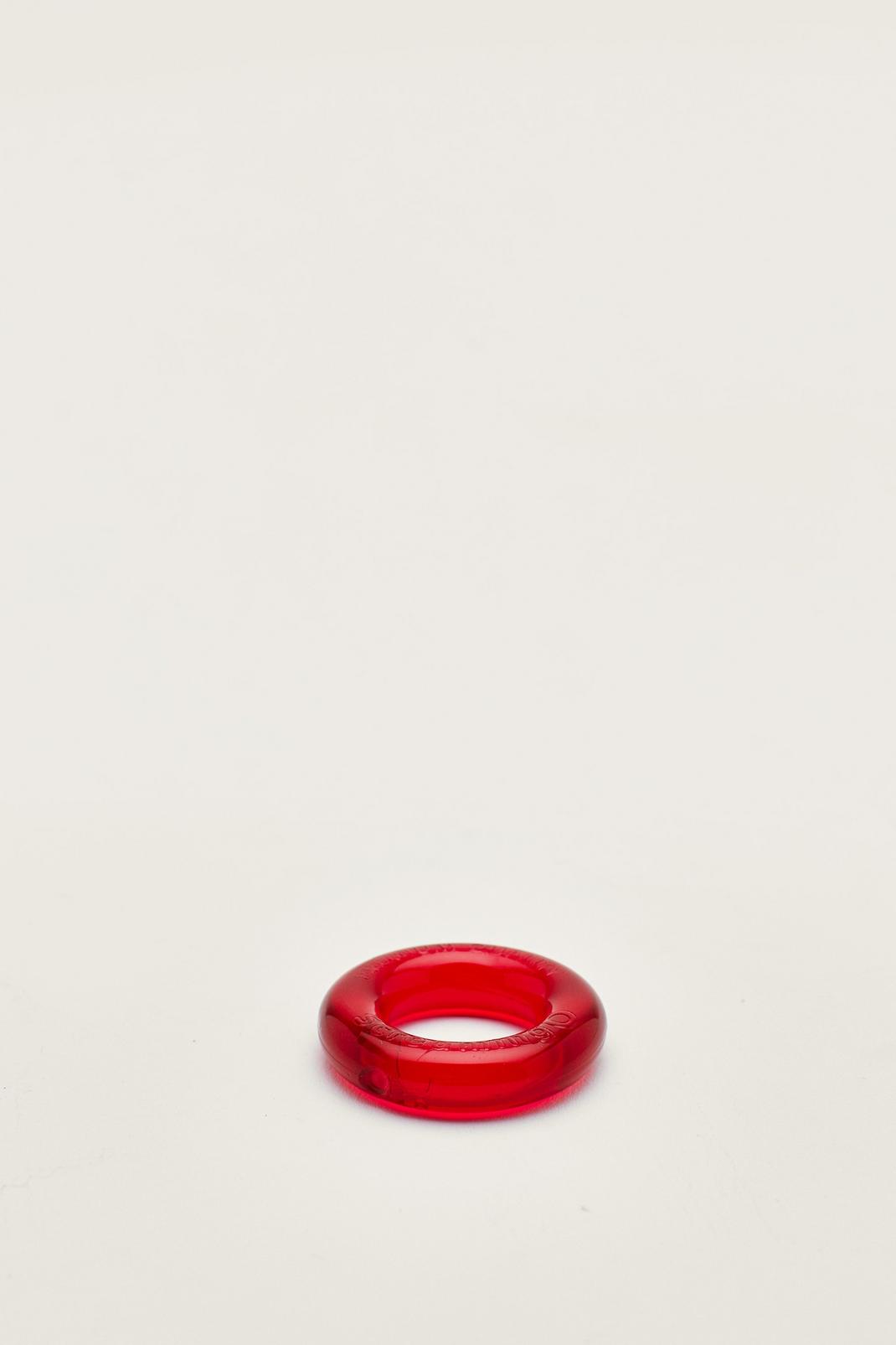 Red O Ringo's Super Stretchy Cock Ring image number 1
