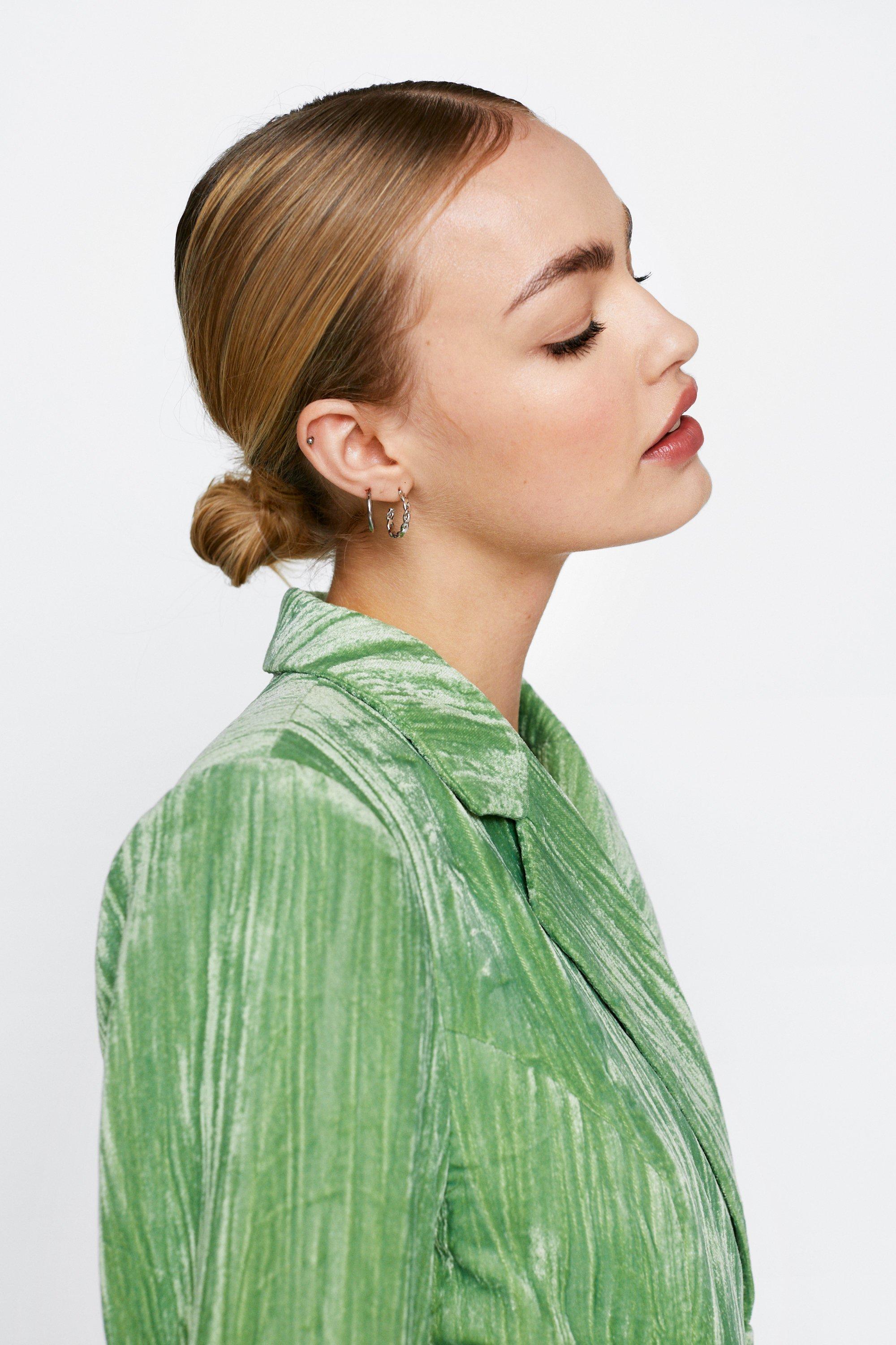 Nasty gal hotsell green blazer dress