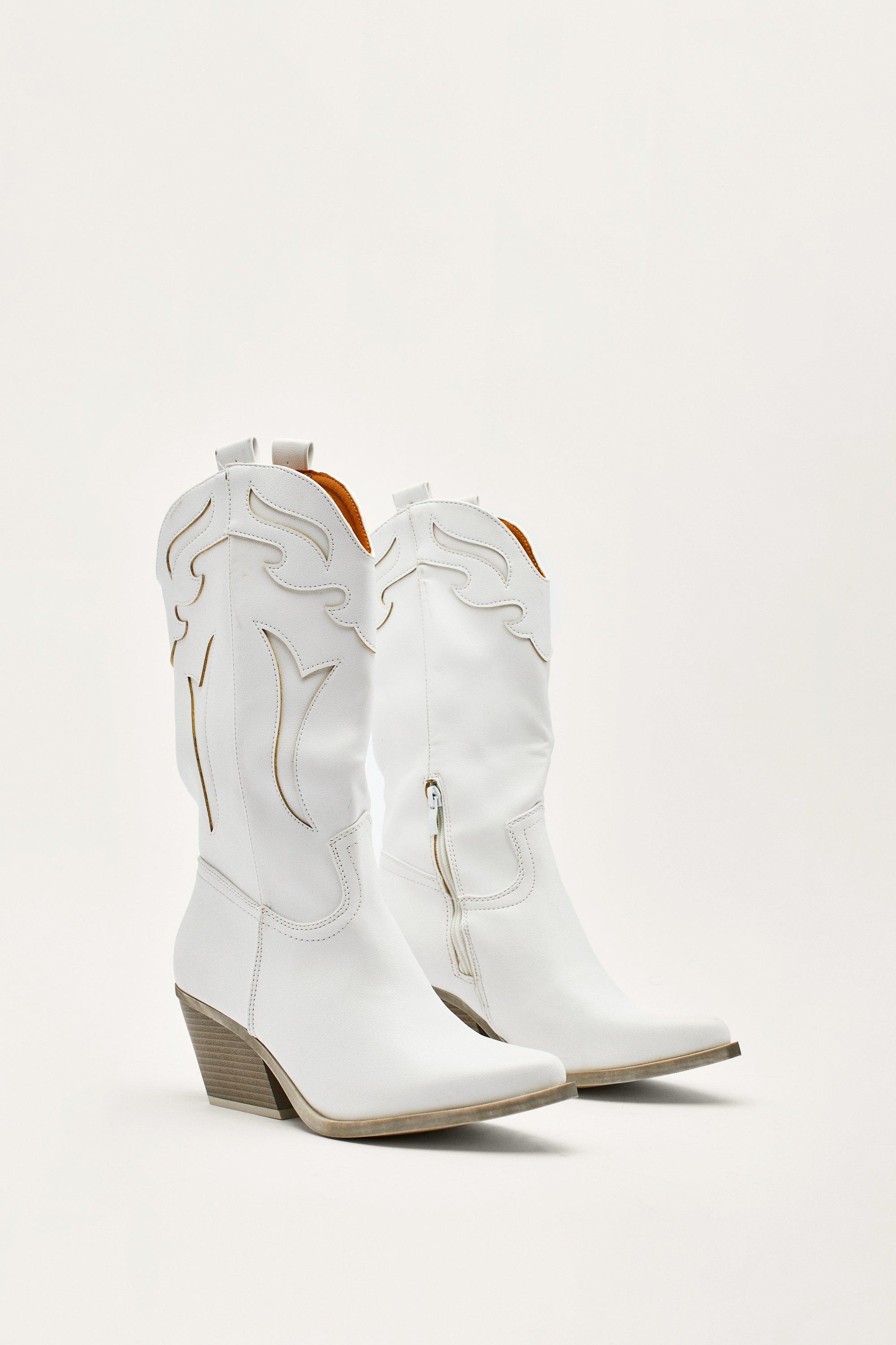 Nasty gal hotsell white cowboy boots