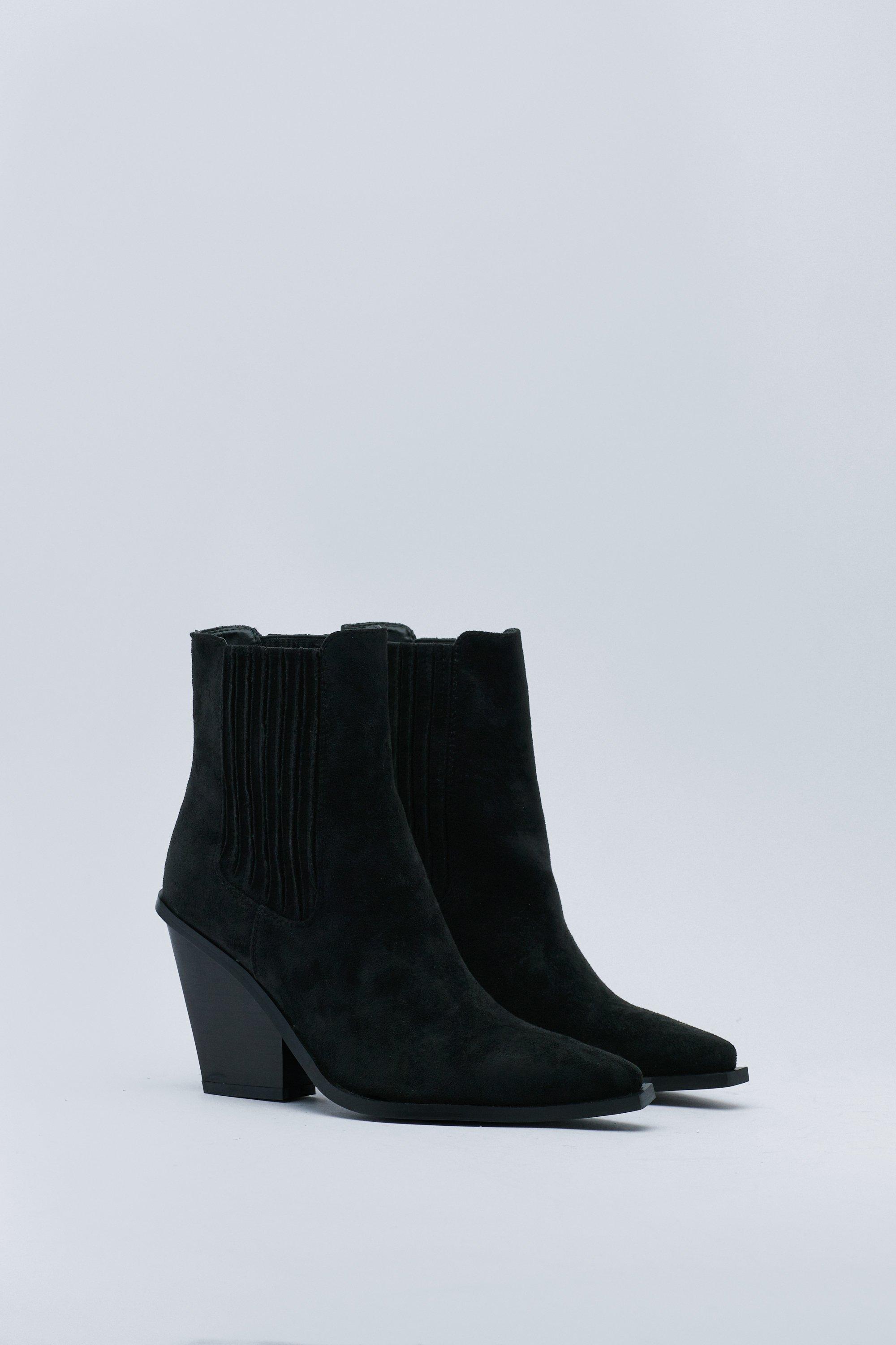 jigsaw camila suede western boot