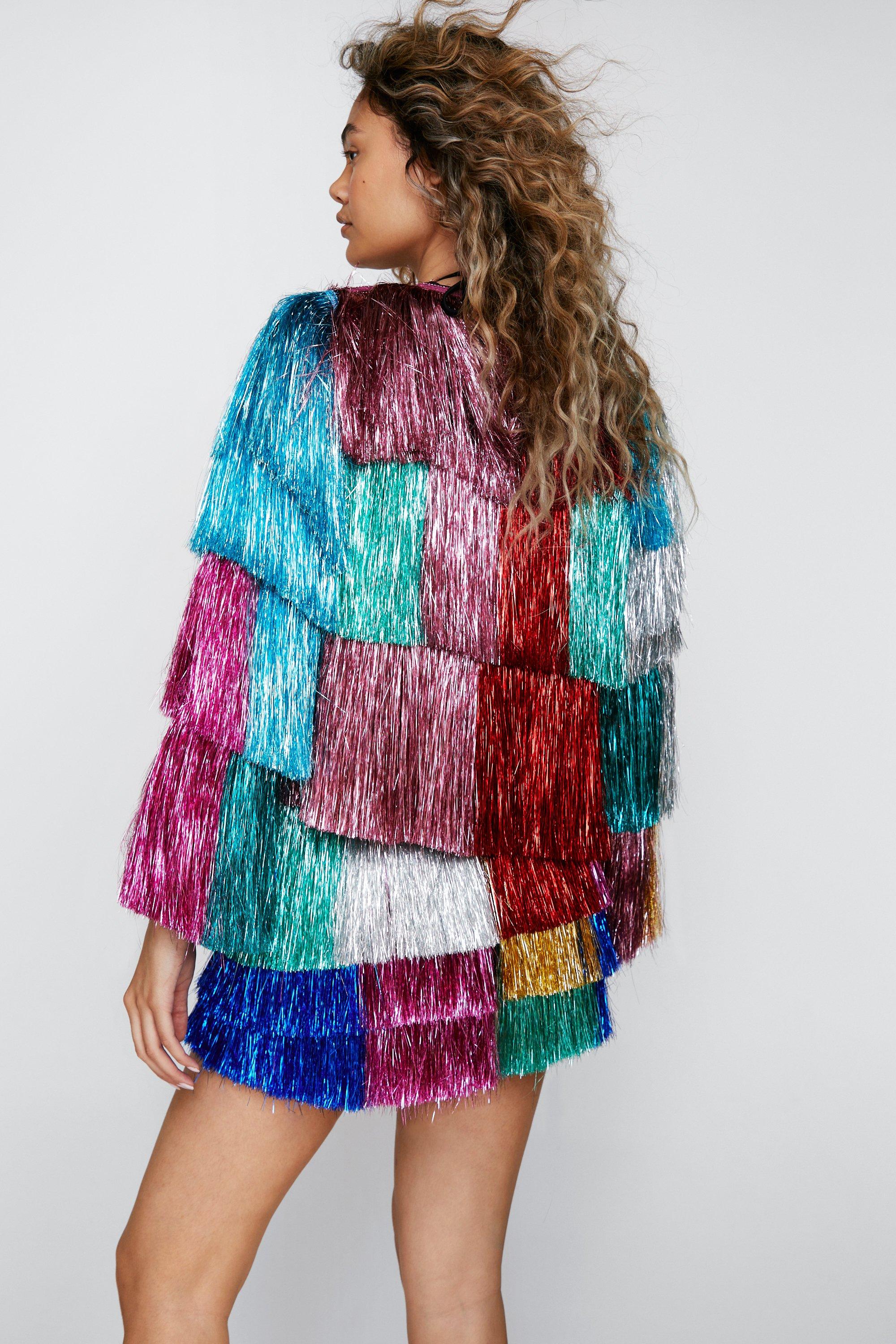 Tinsel Fringe Multicoloured