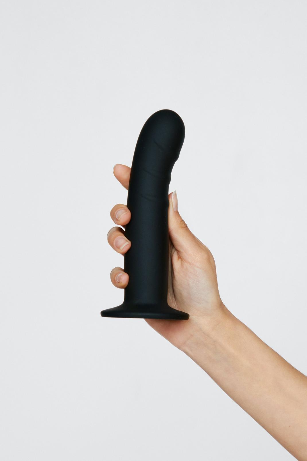 Black Large Dildo Sex Toy image number 1