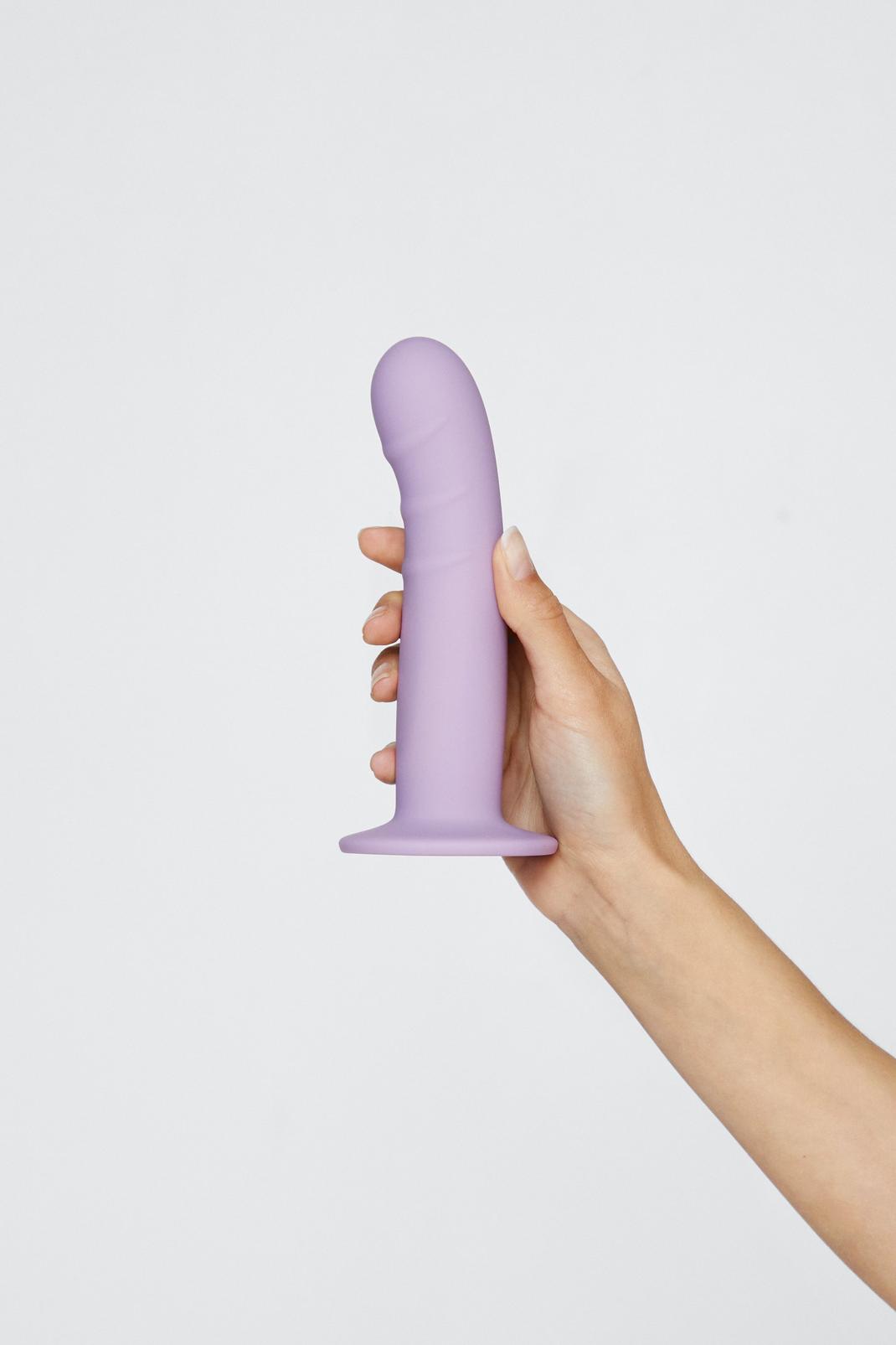 Lilac Large Dildo Sex Toy image number 1