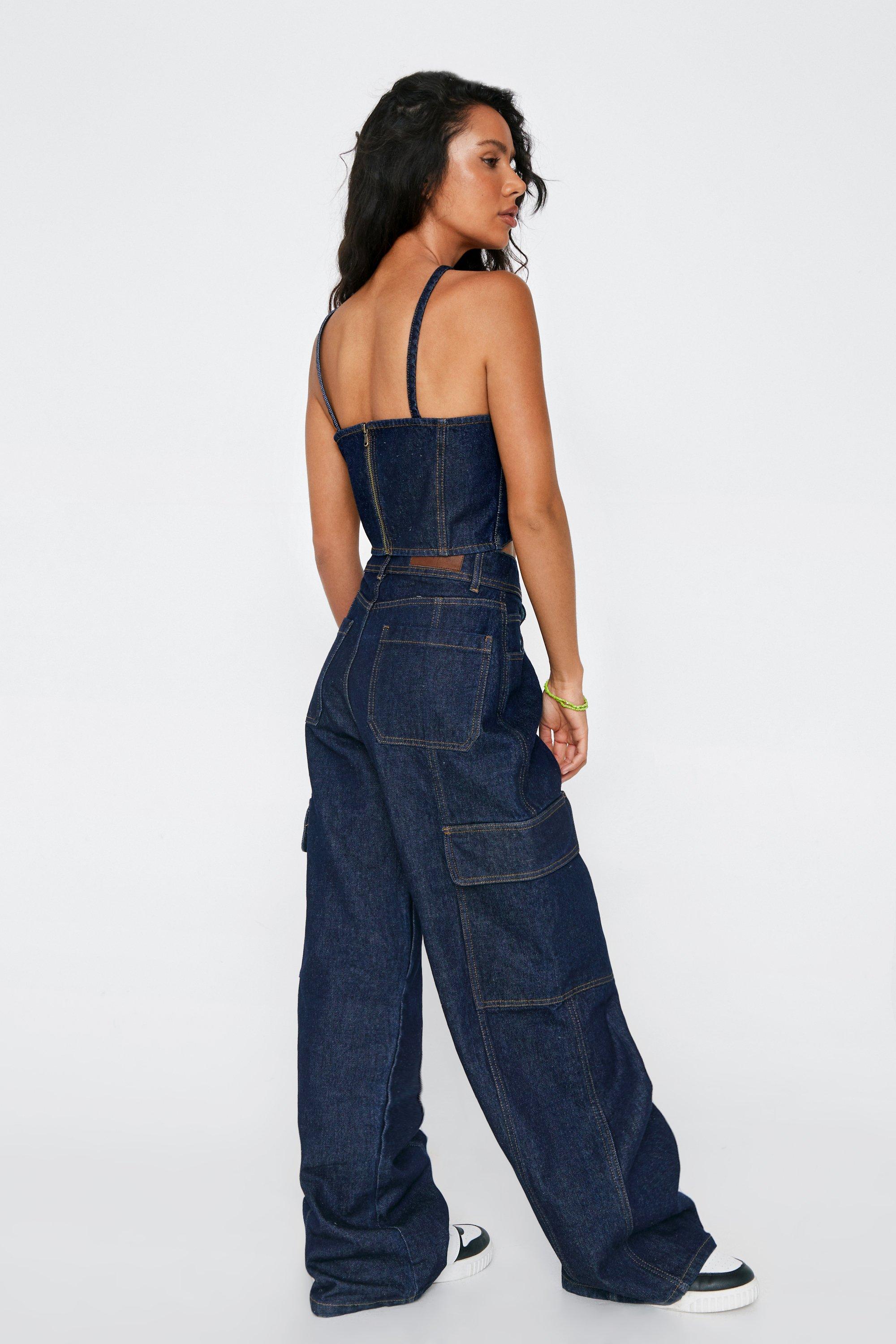 ELEVATE CONTRAST STITCH DENIM PANTS (MID)