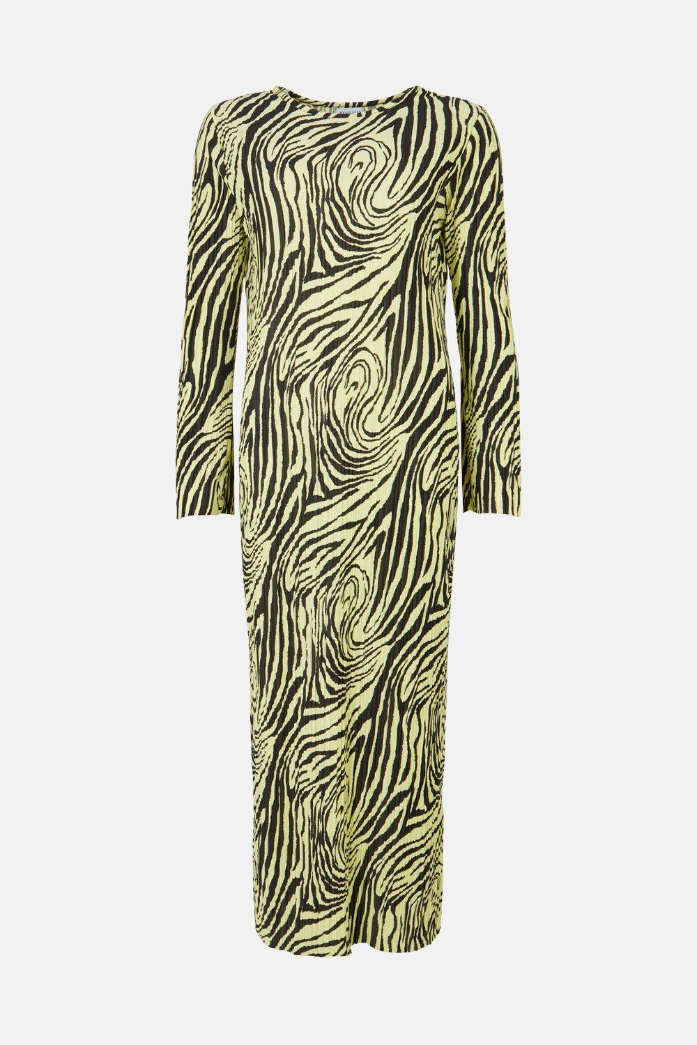 Warehouse animal outlet print midi dress