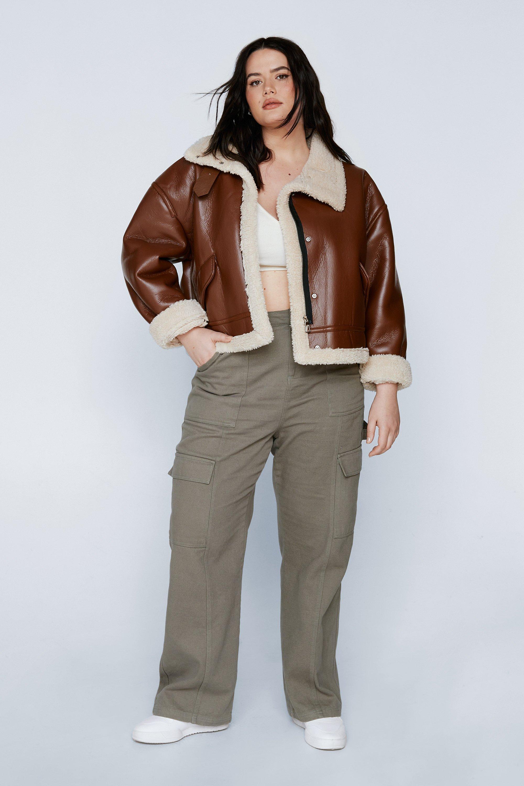 https://media.nastygal.com/i/nastygal/bgg06595_chocolate_xl_2/chocolate-plus-size-buckle-detail-aviator-jacket