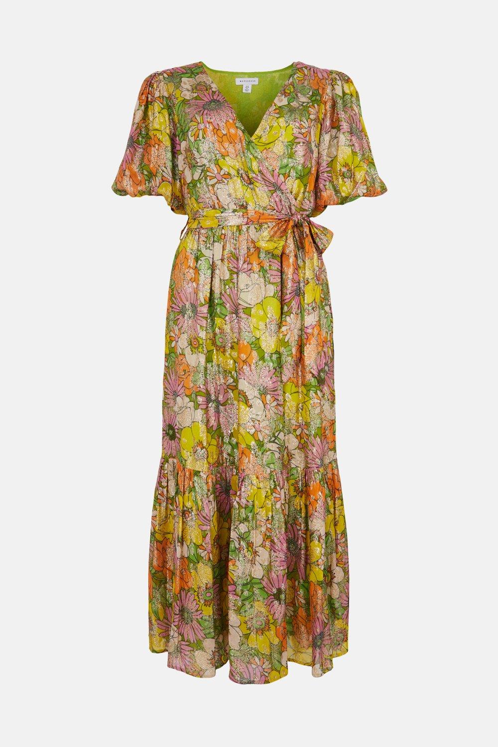 Warehouse yellow hotsell floral dress