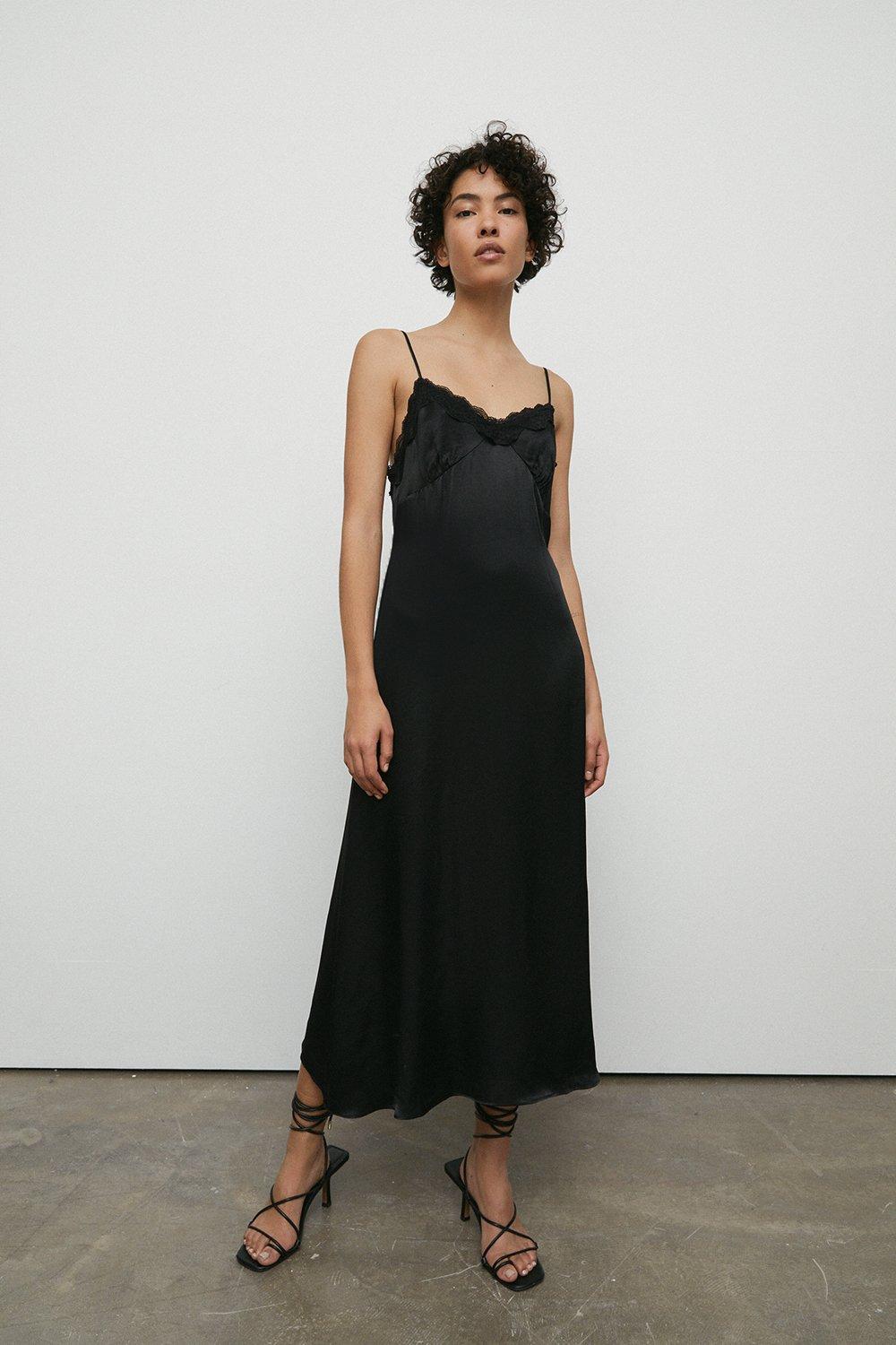 Warehouse store slip dress