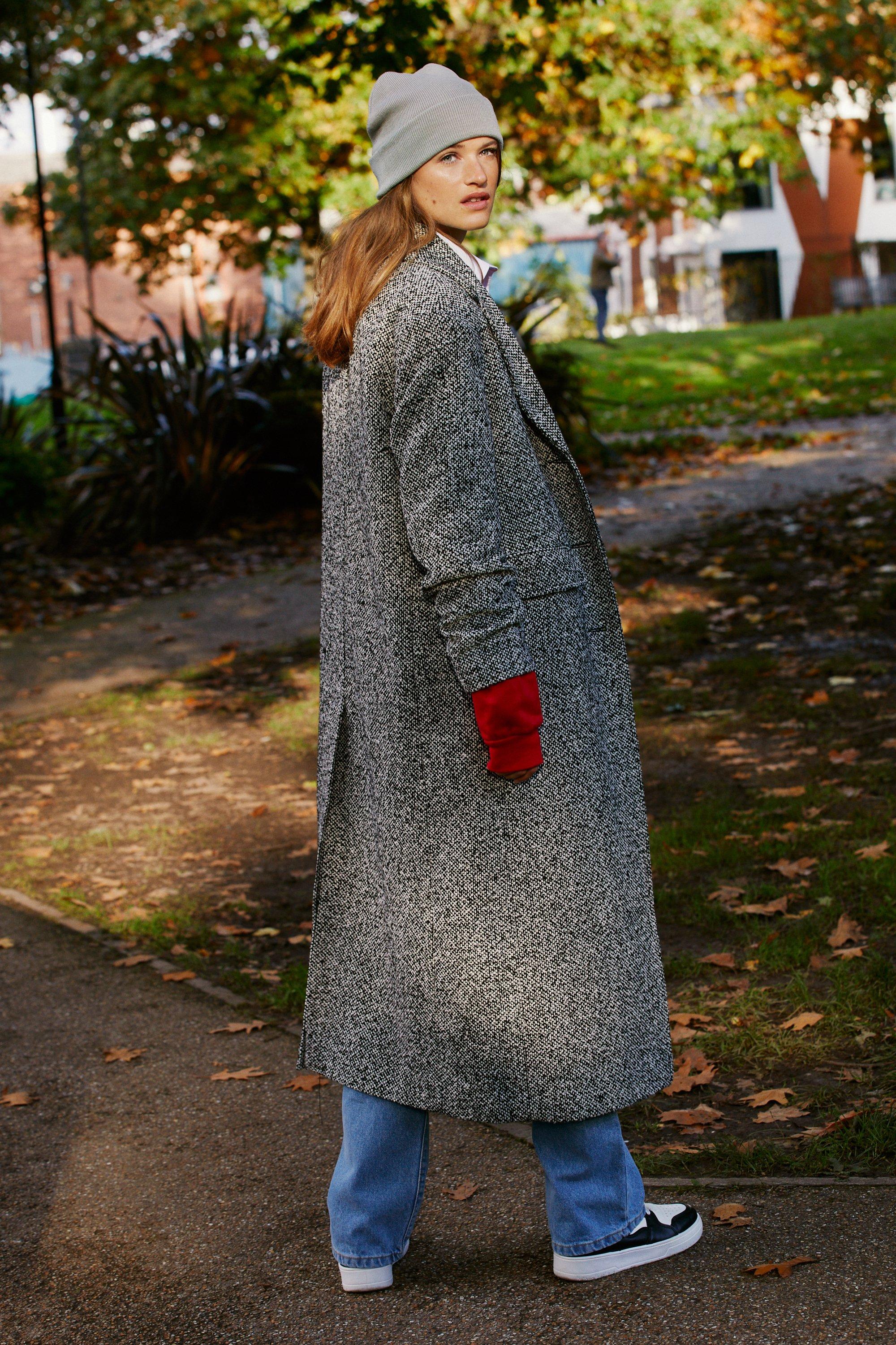 Grey wool clearance coat