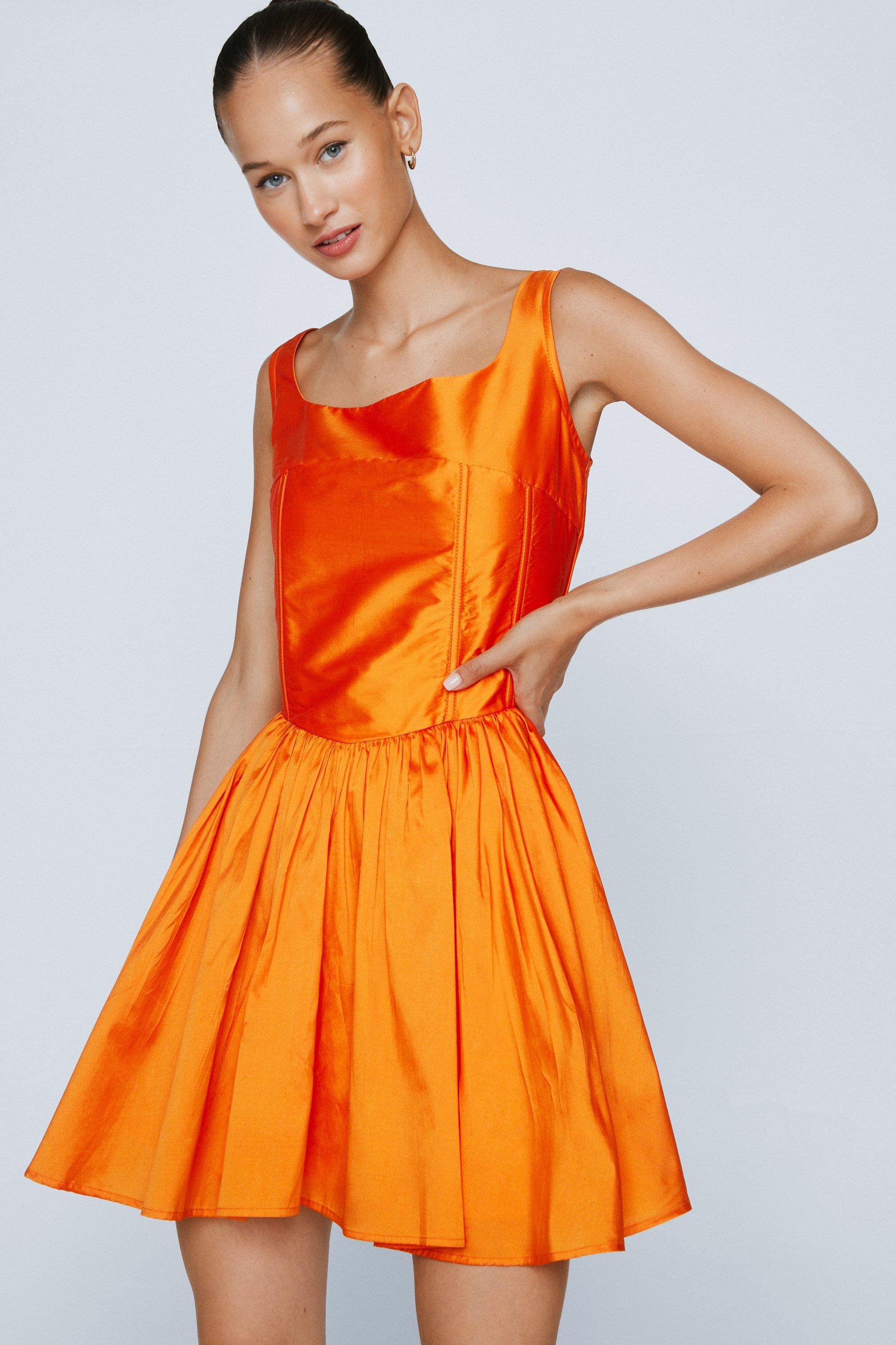 Nasty gal orange dress store