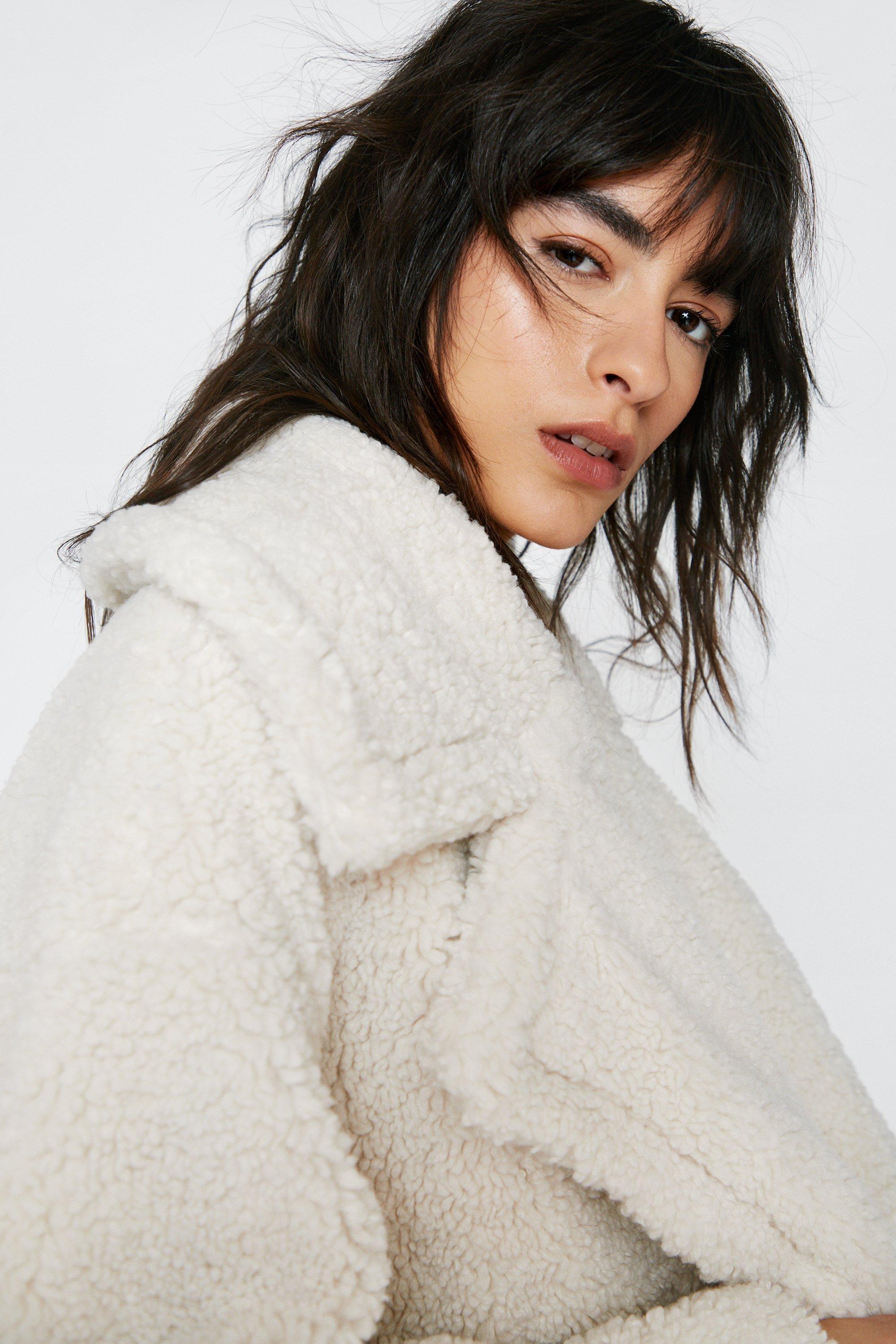 Nasty gal faux fur on sale coat