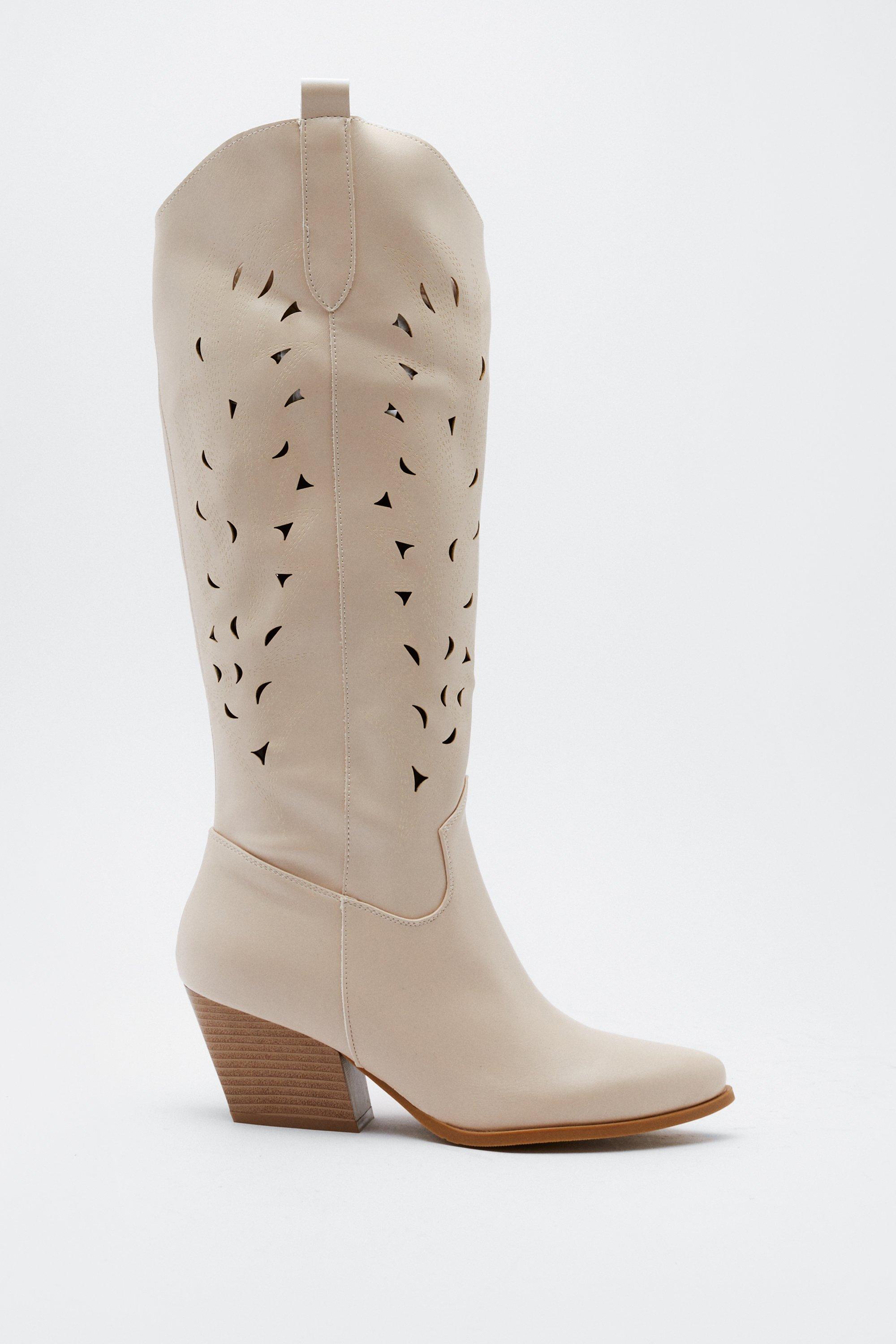 Nasty gal outlet cut out boots