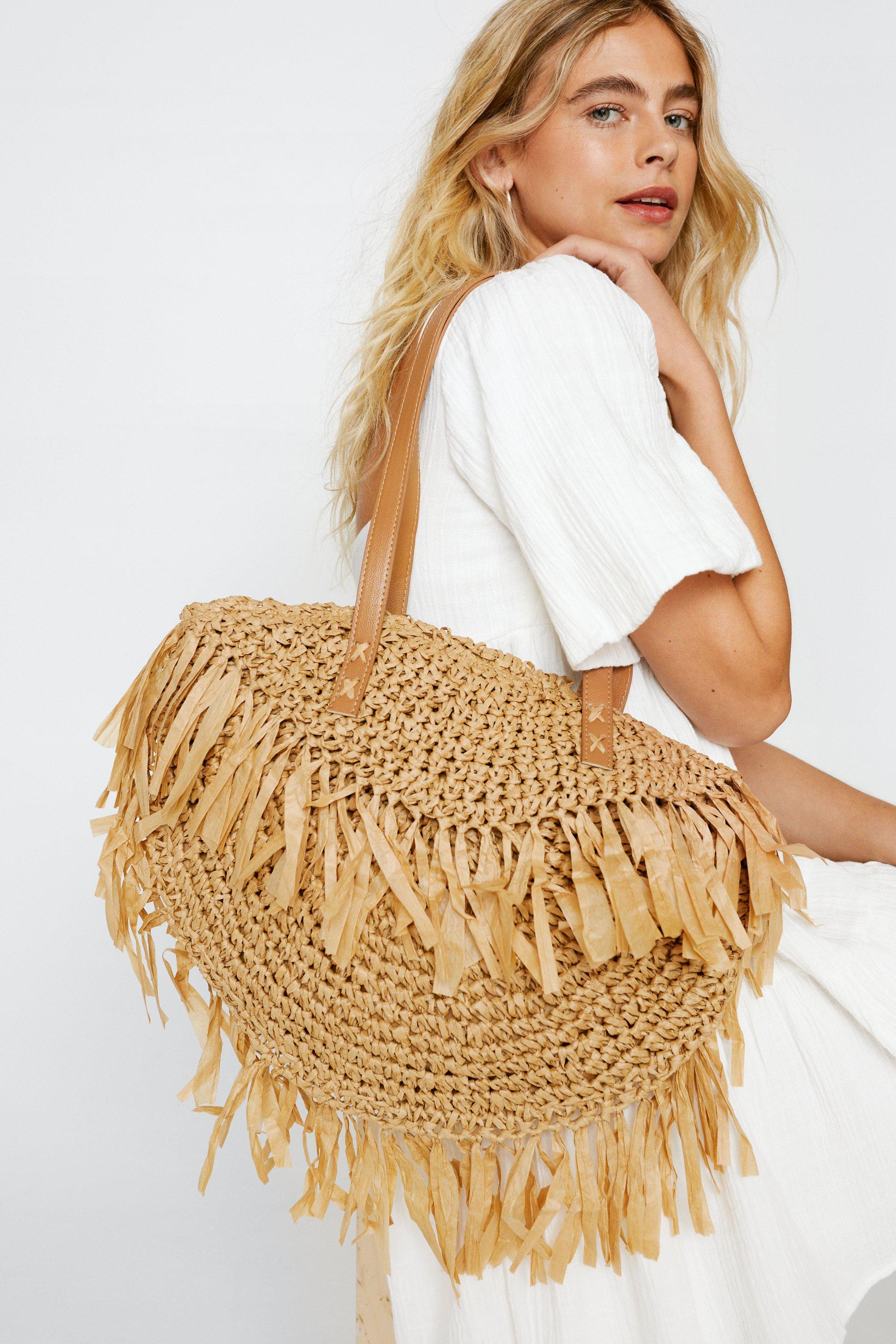 Straw fringe 2024 bag