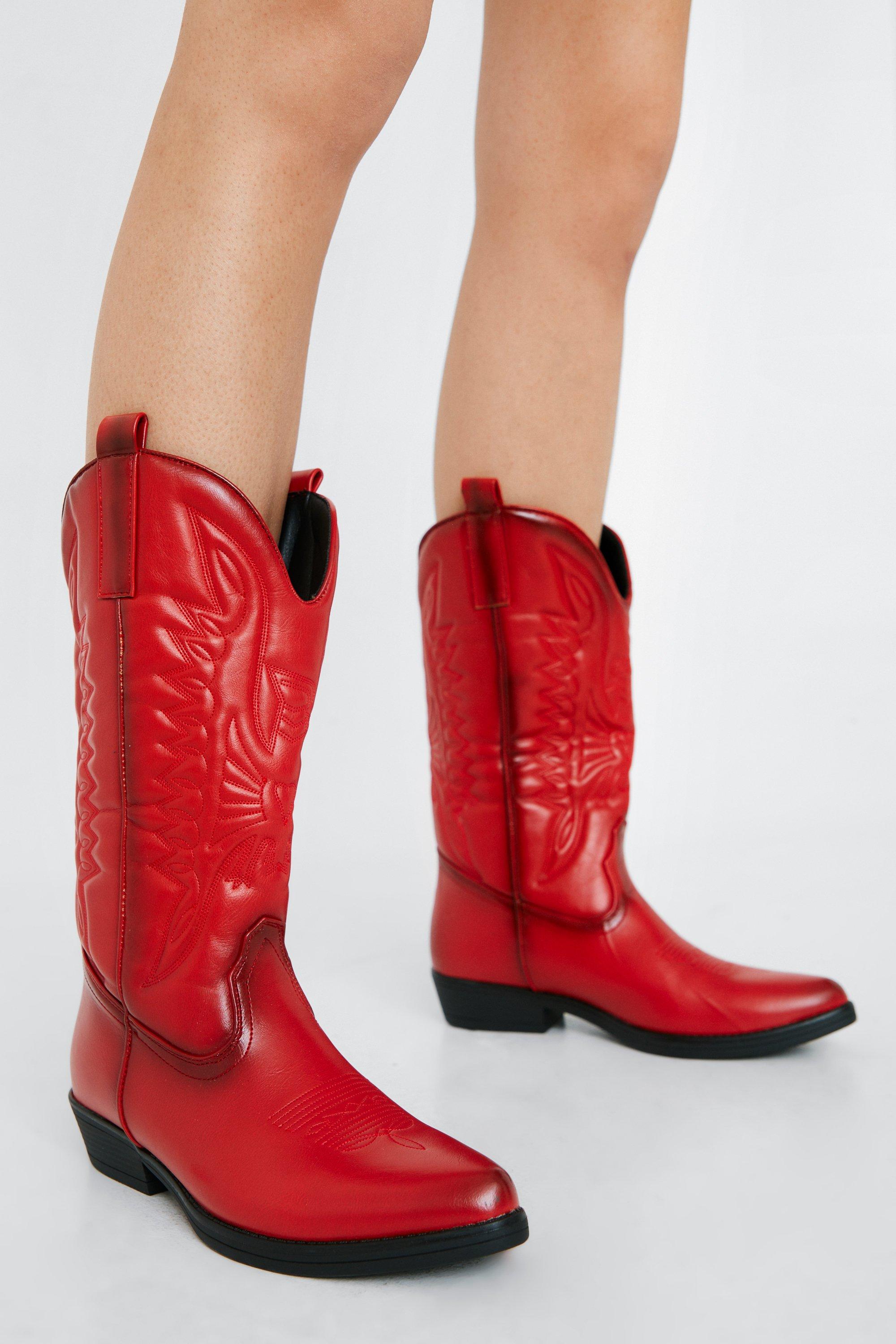 Nasty gal cowboy boots best sale