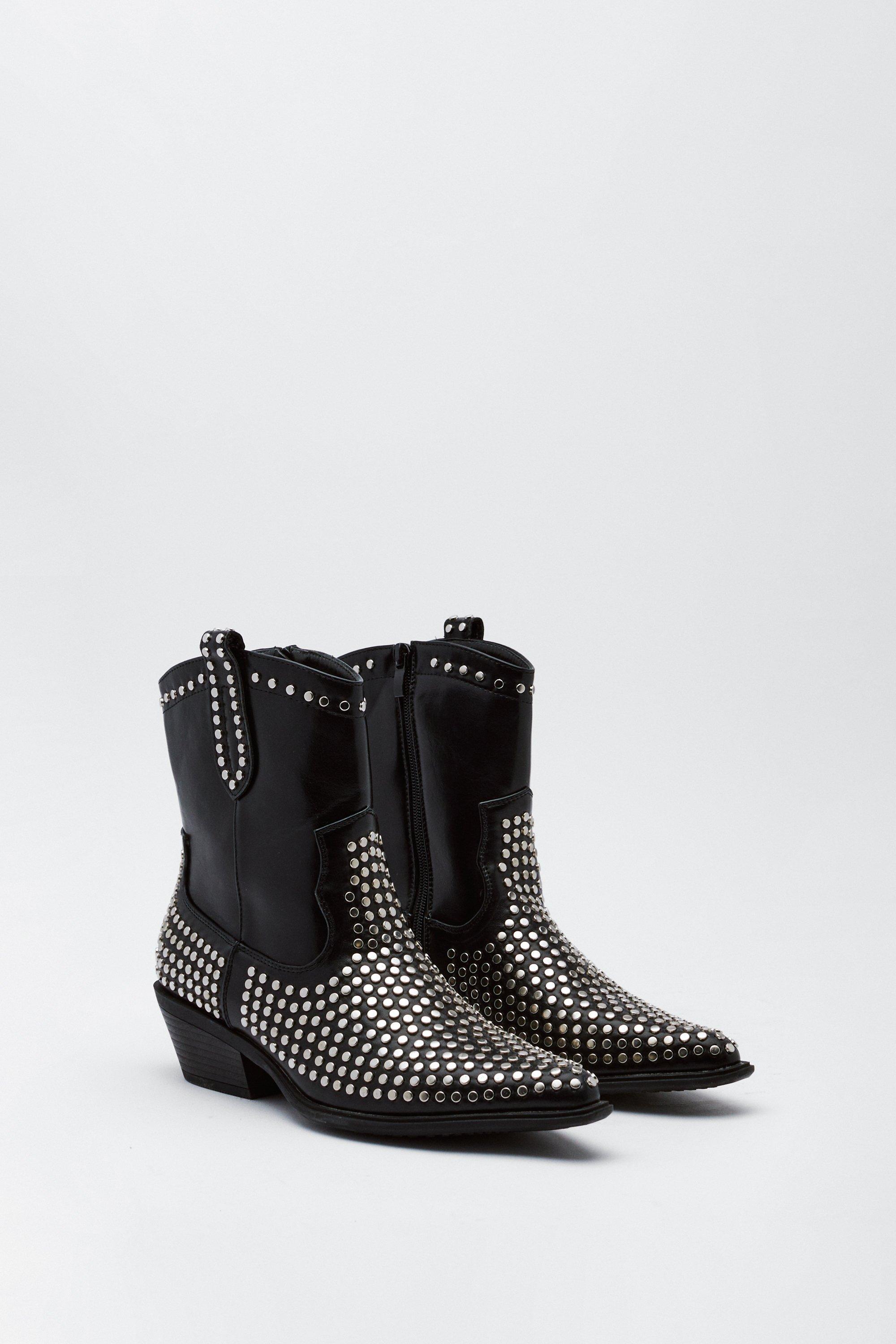 Studded best sale cowboy boots