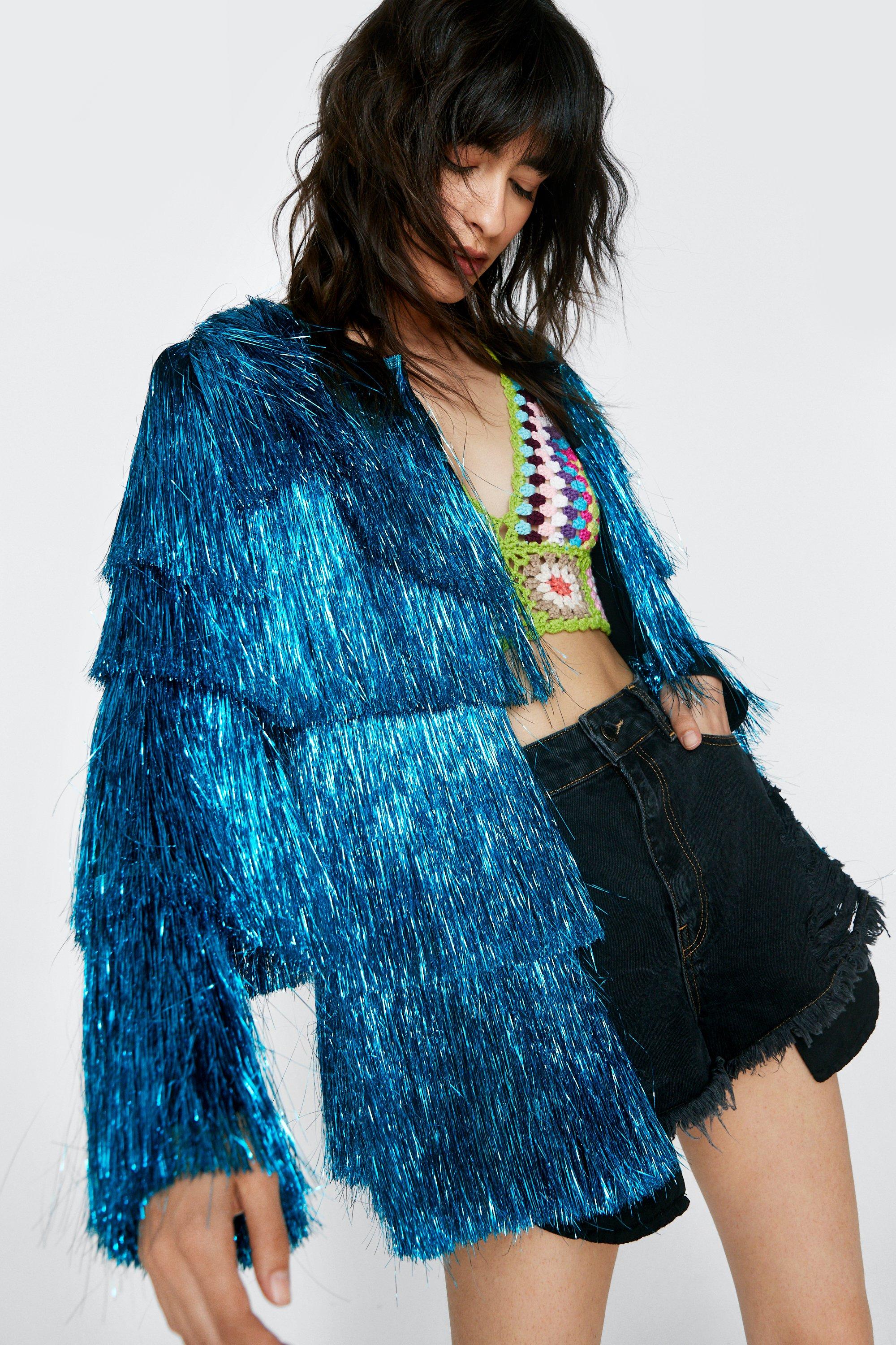 nasty gal tassel jacket